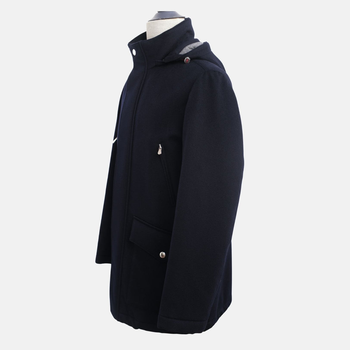 Brunello Cucinelli Cashmere Down Parka Navy (EU 46 / EU 48)