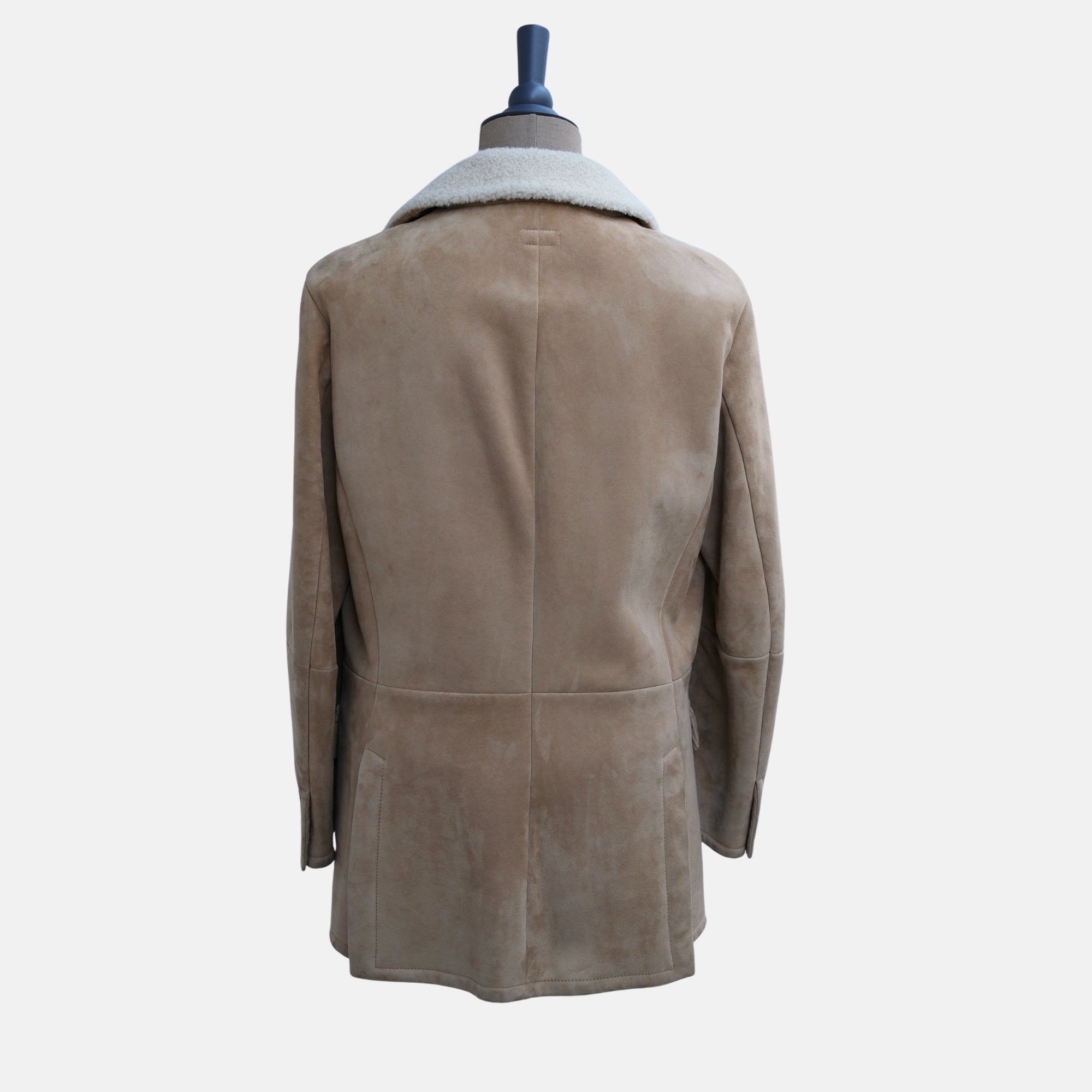 Beige Shearling Coat (M)