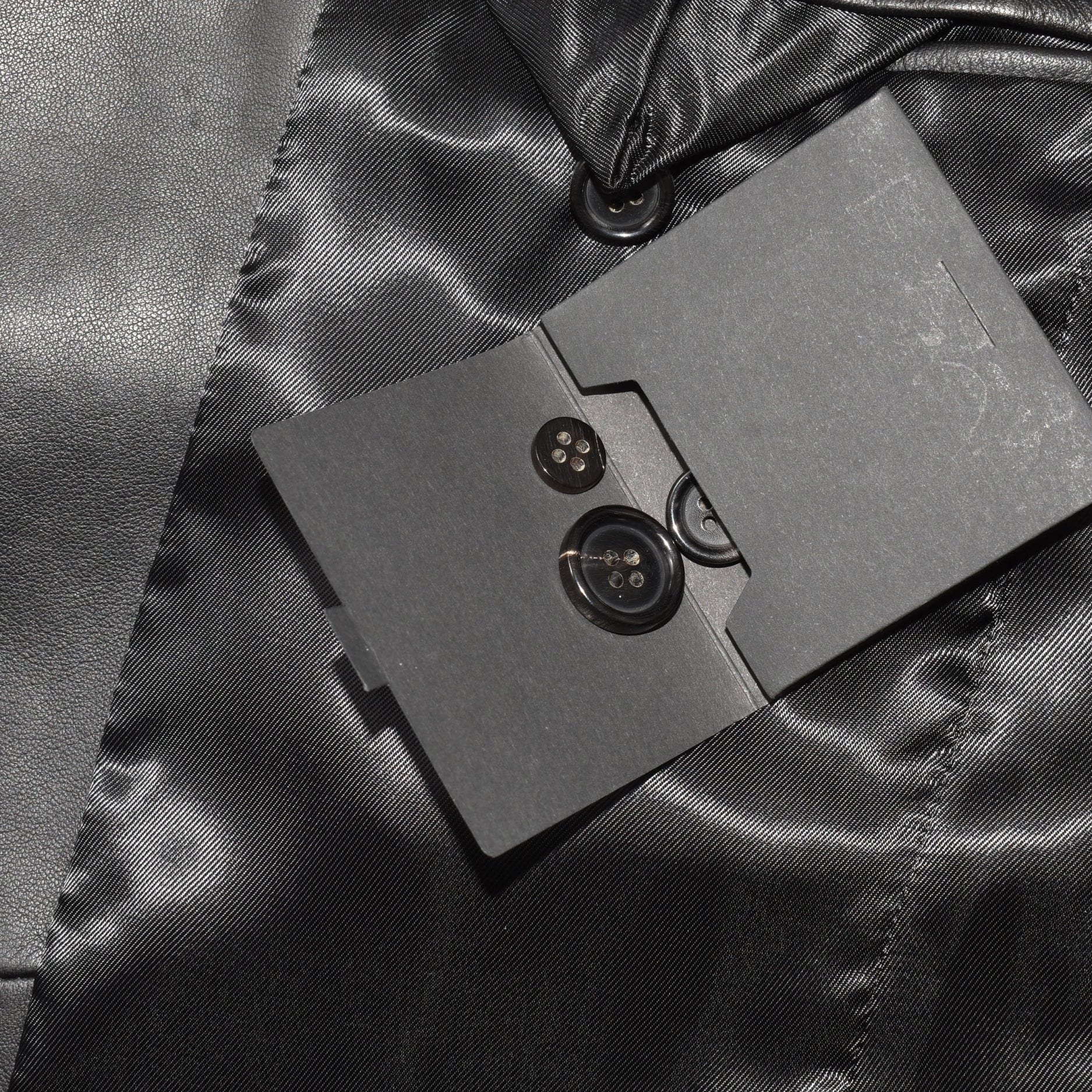 Black Leather Blazer (S)