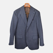 Blue Chalk Suit made of Wool (EU 50)