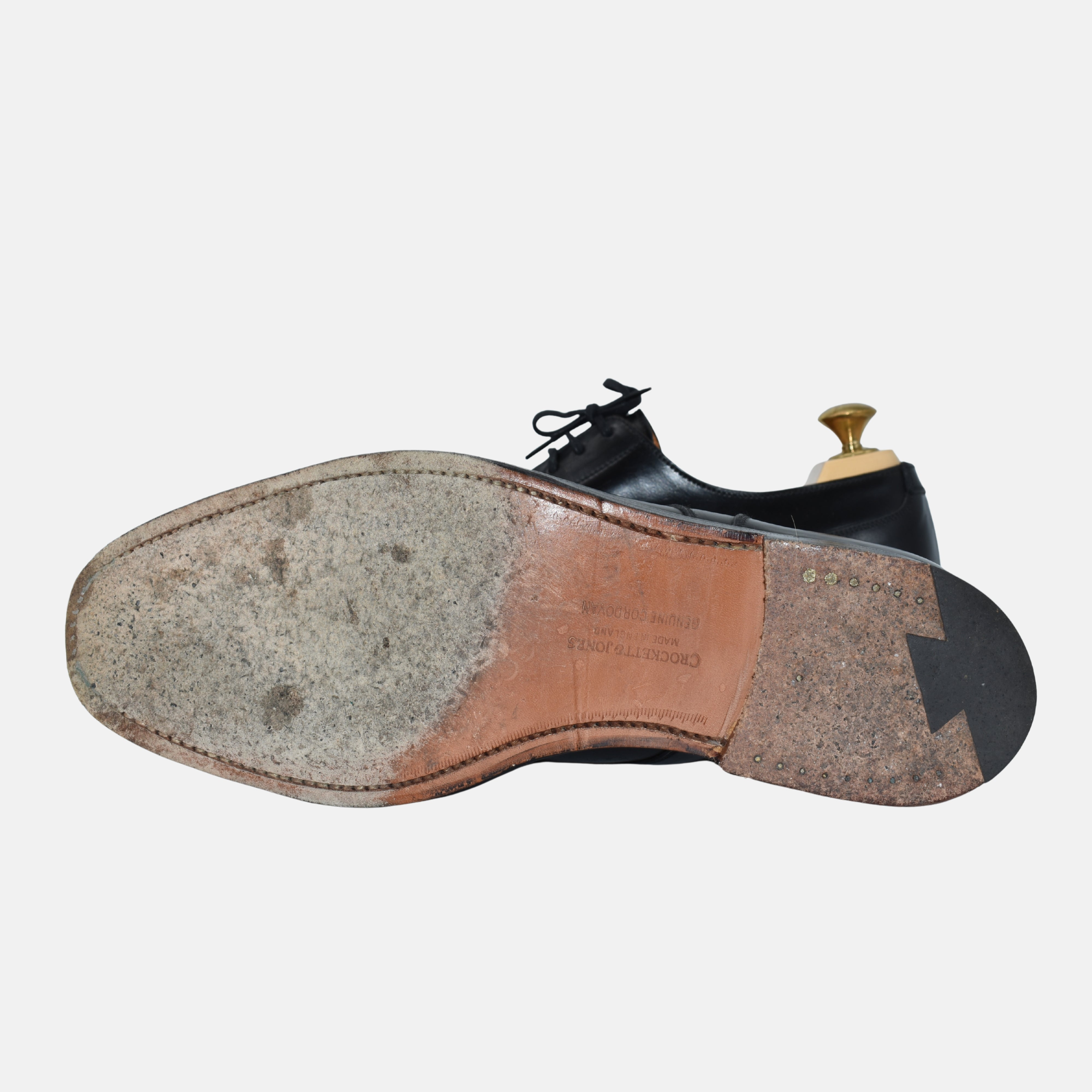 Black Cordovan Leather Shoes (EU 42)