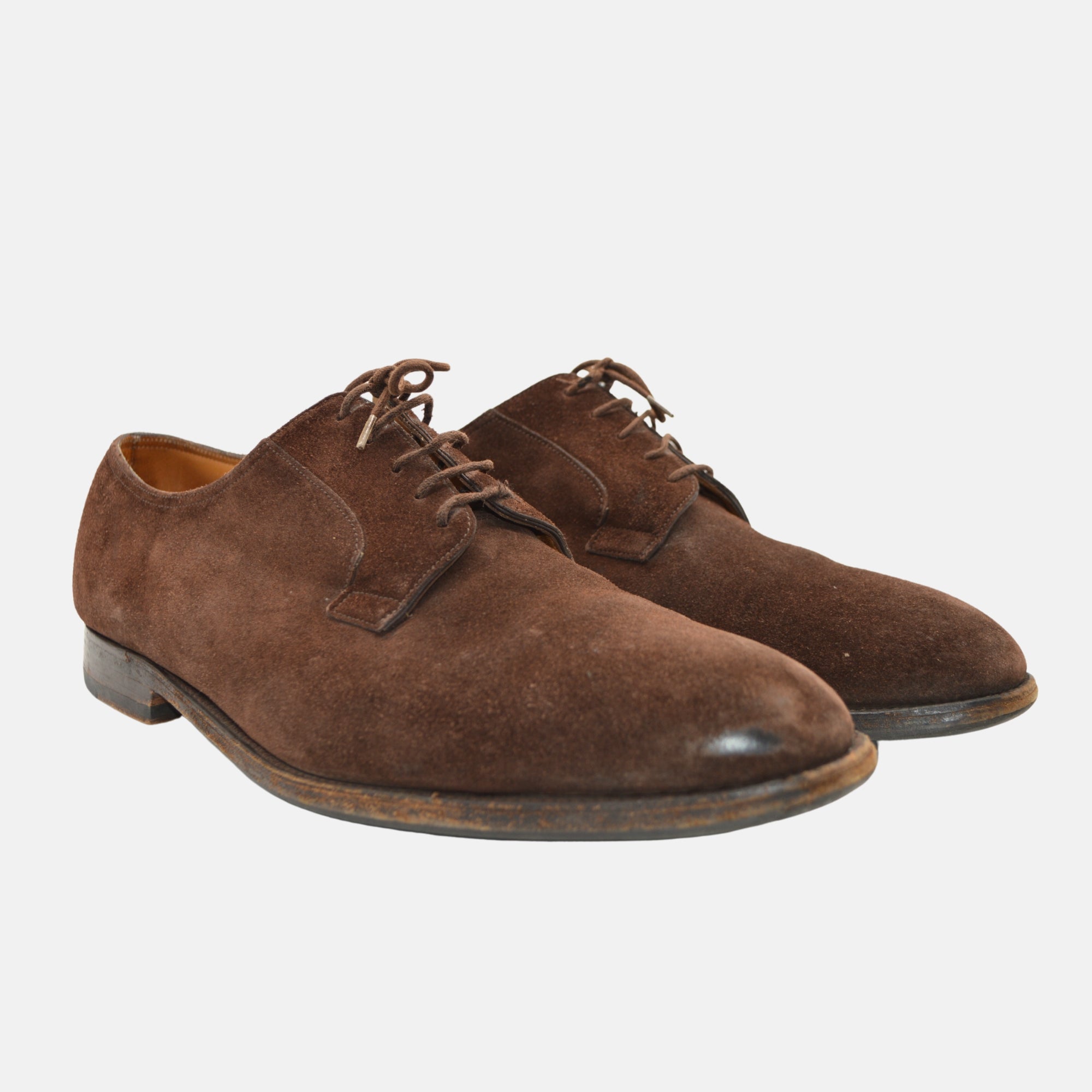 Brown Shoes made of Suede (EU 46)