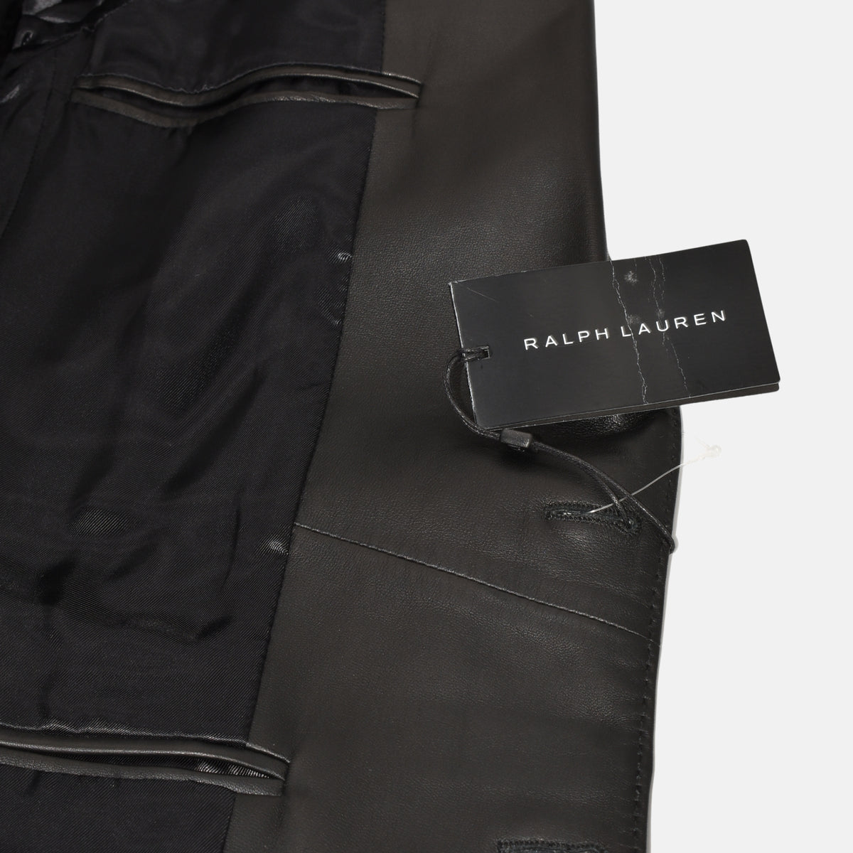 Black Leather Blazer (S)