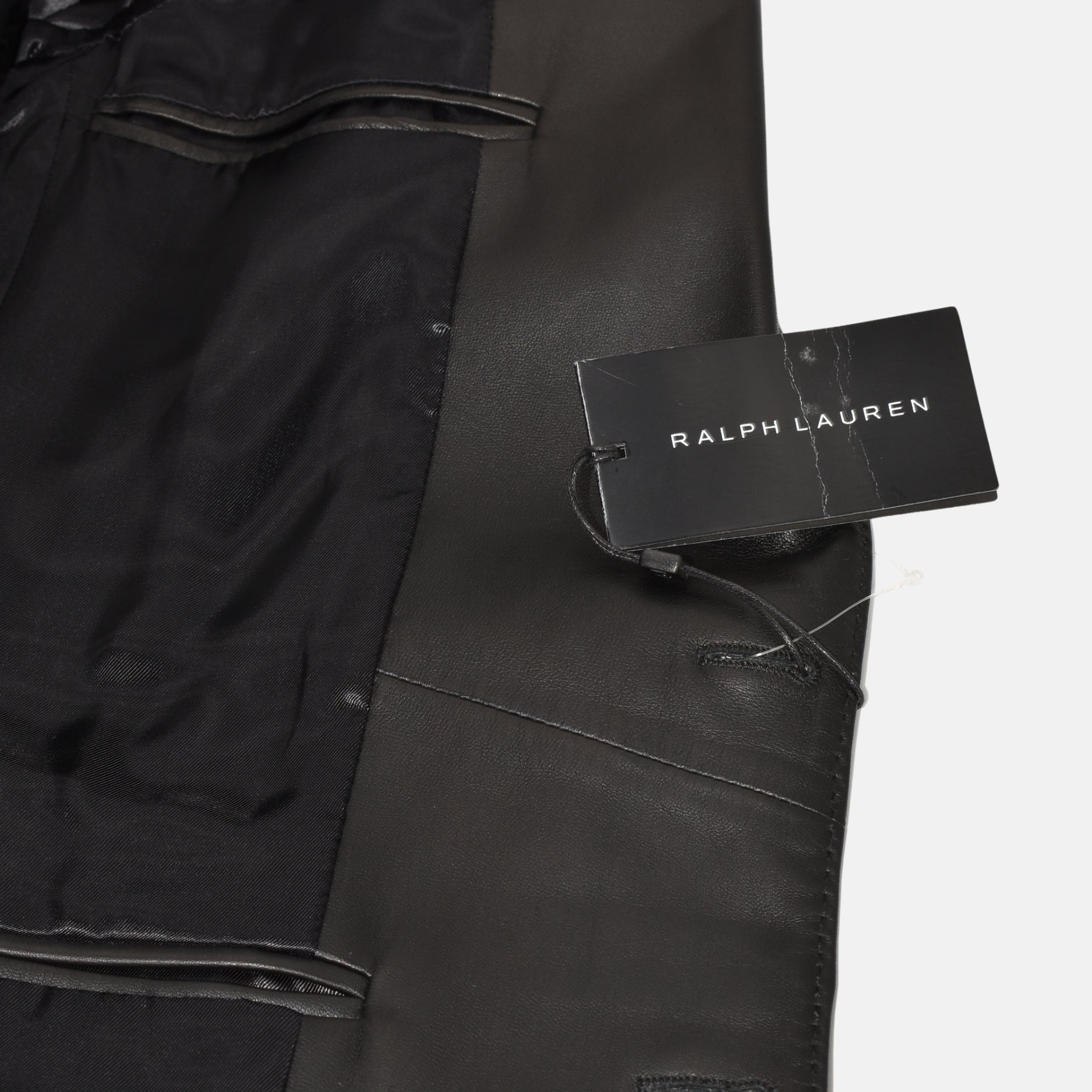 Black Leather Blazer (S)