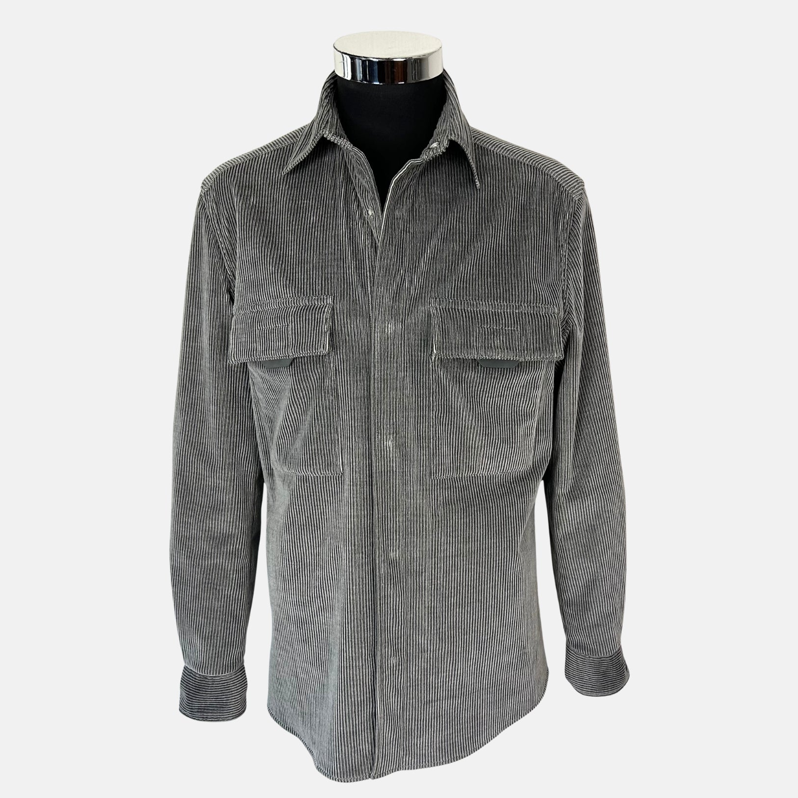 Grey Overshirt made of Cotton/Cashmere (M)