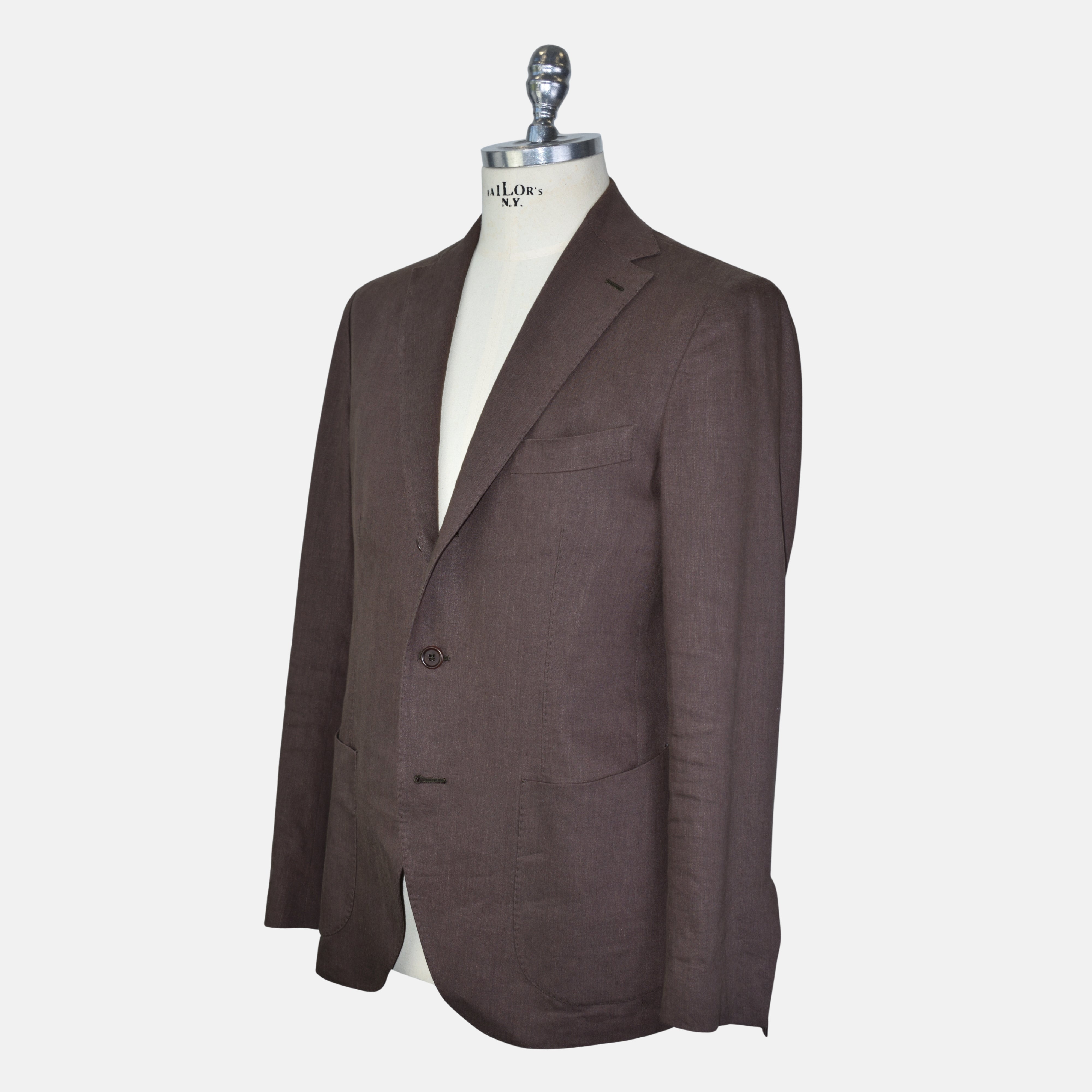 Brown Suit made of Linen/Virgin Wool (EU 50)
