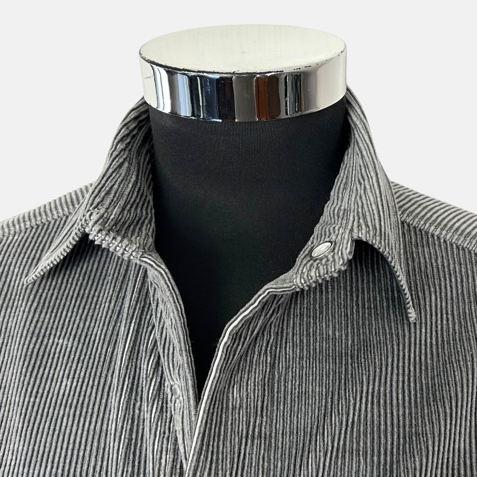 Grey Overshirt made of Cotton/Cashmere (M)