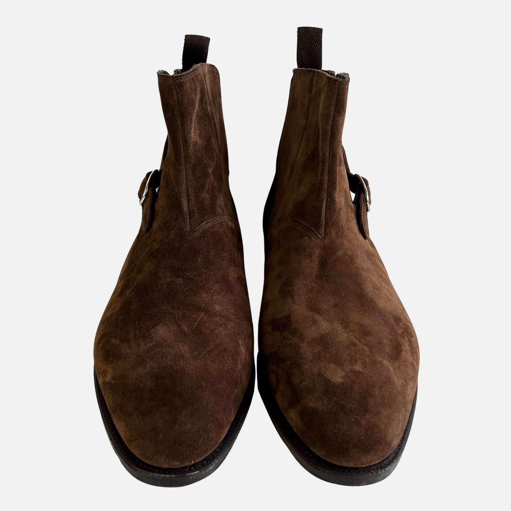 Brown Ankle Boots made of Suede (EU 44)