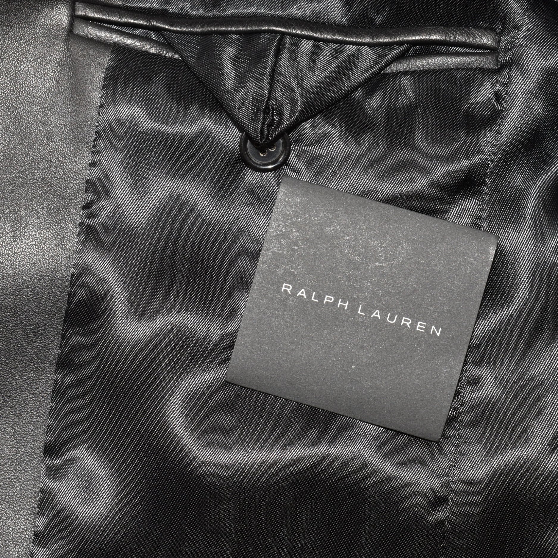 Black Leather Blazer (S)
