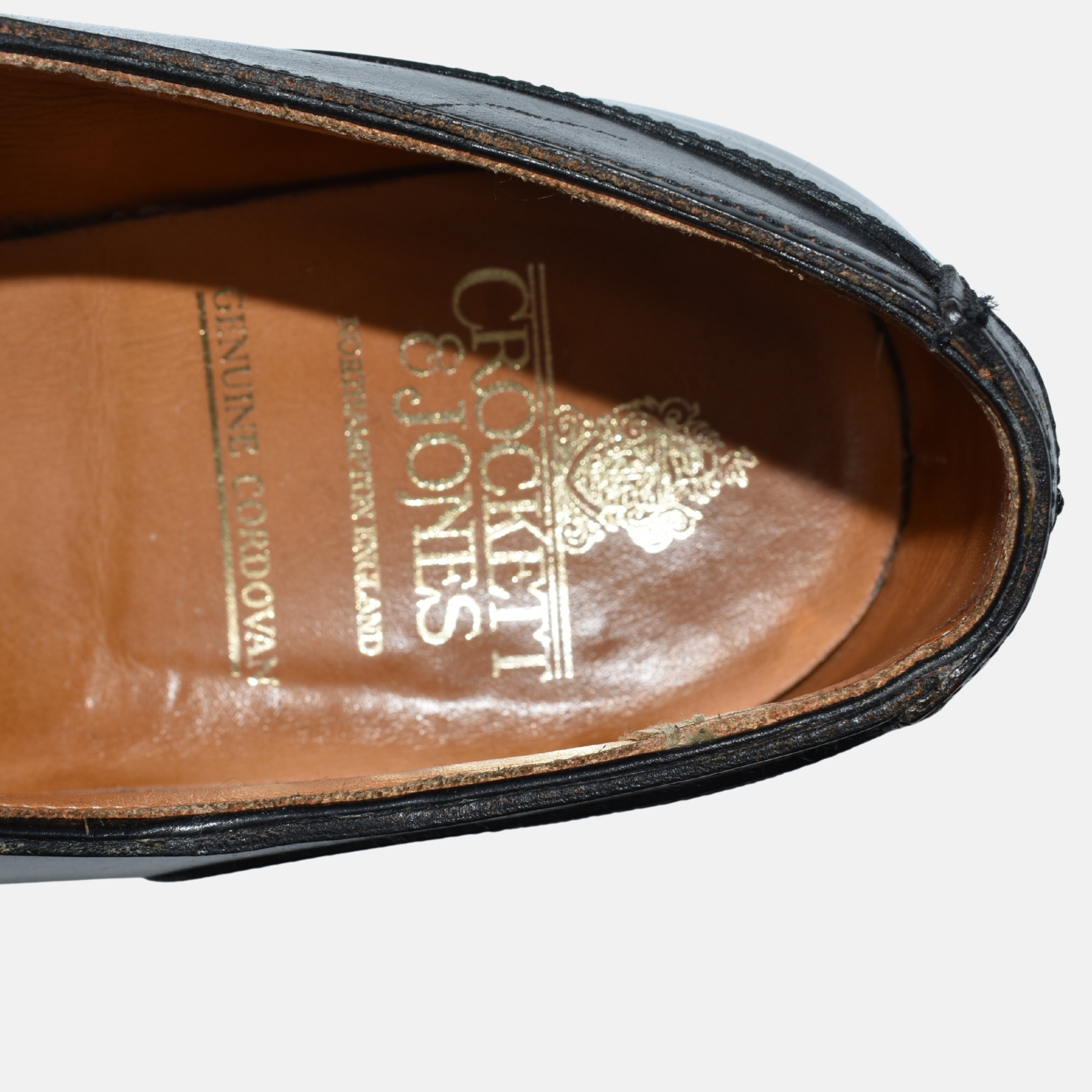 Black Cordovan Leather Shoes (EU 42)