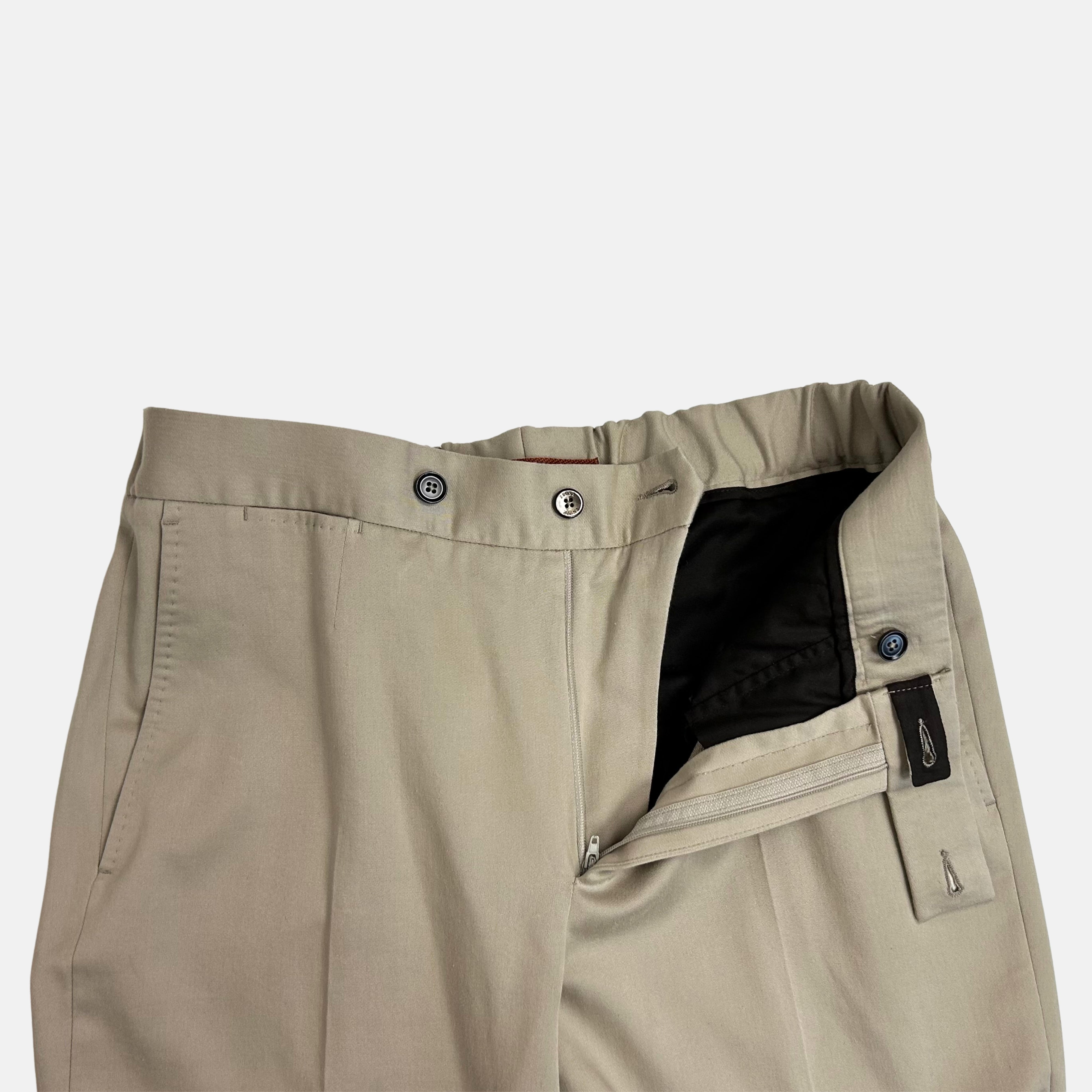 Beige Jogger Pants made of Cotton/Cashmere (EU 48)