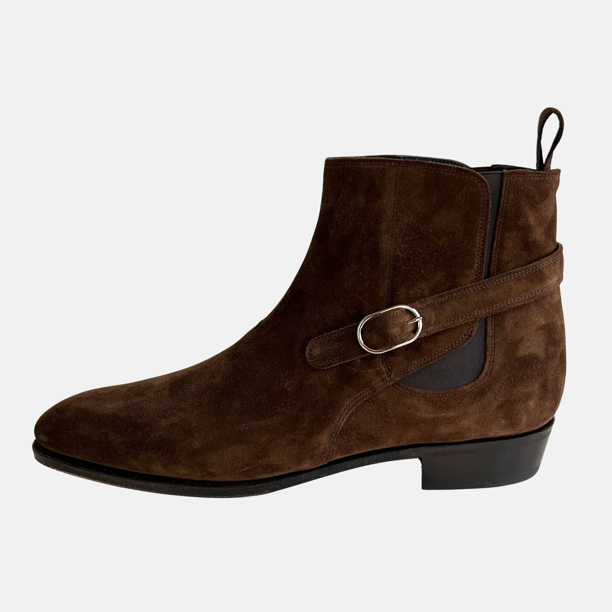 Brown Ankle Boots made of Suede (EU 44)
