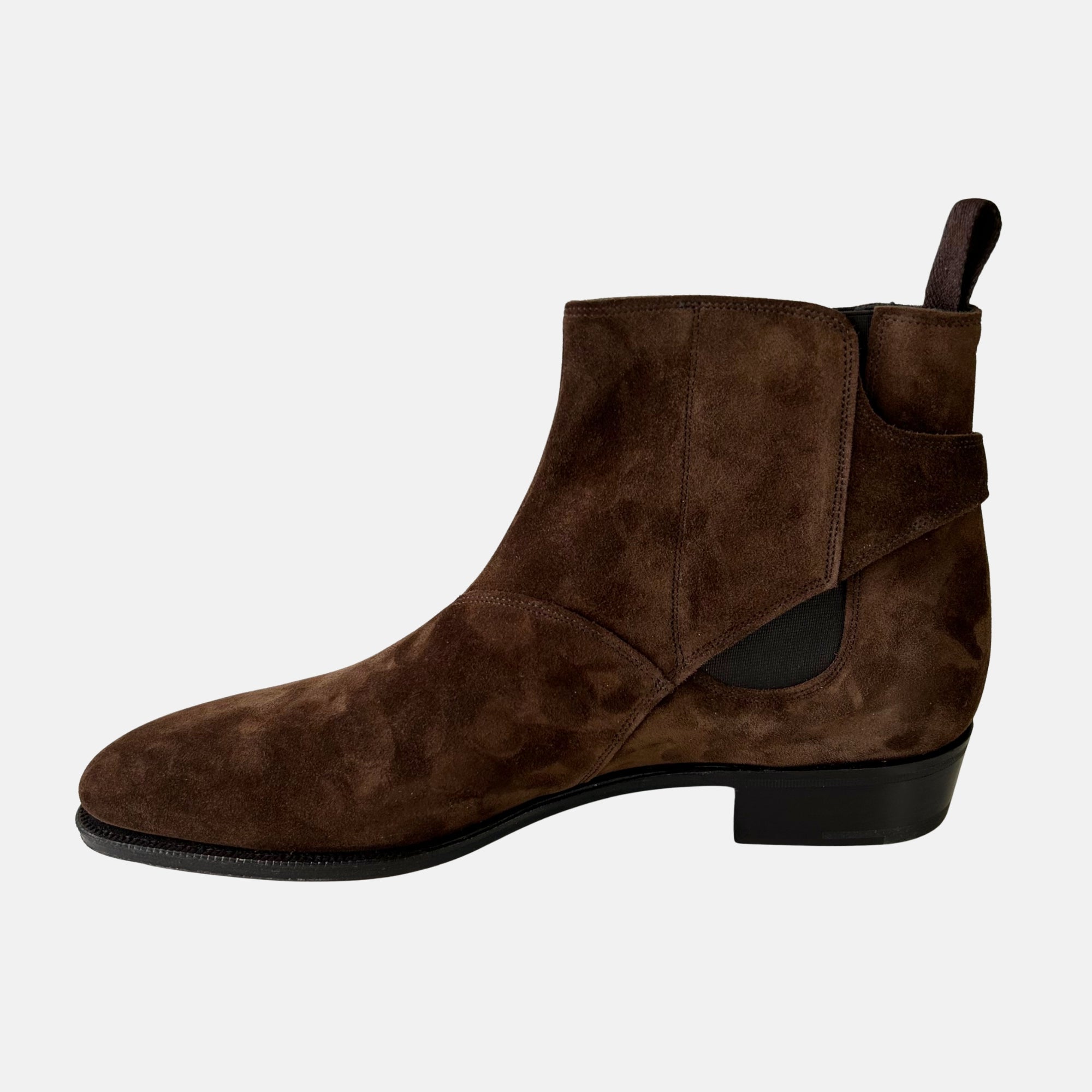 Brown Ankle Boots made of Suede (EU 44)