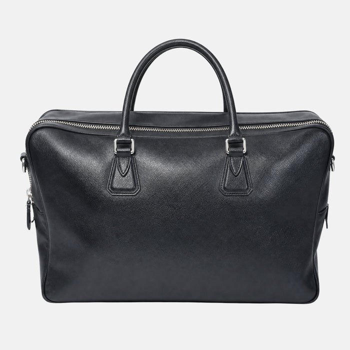 Black Briefcase made of Leather (OS)