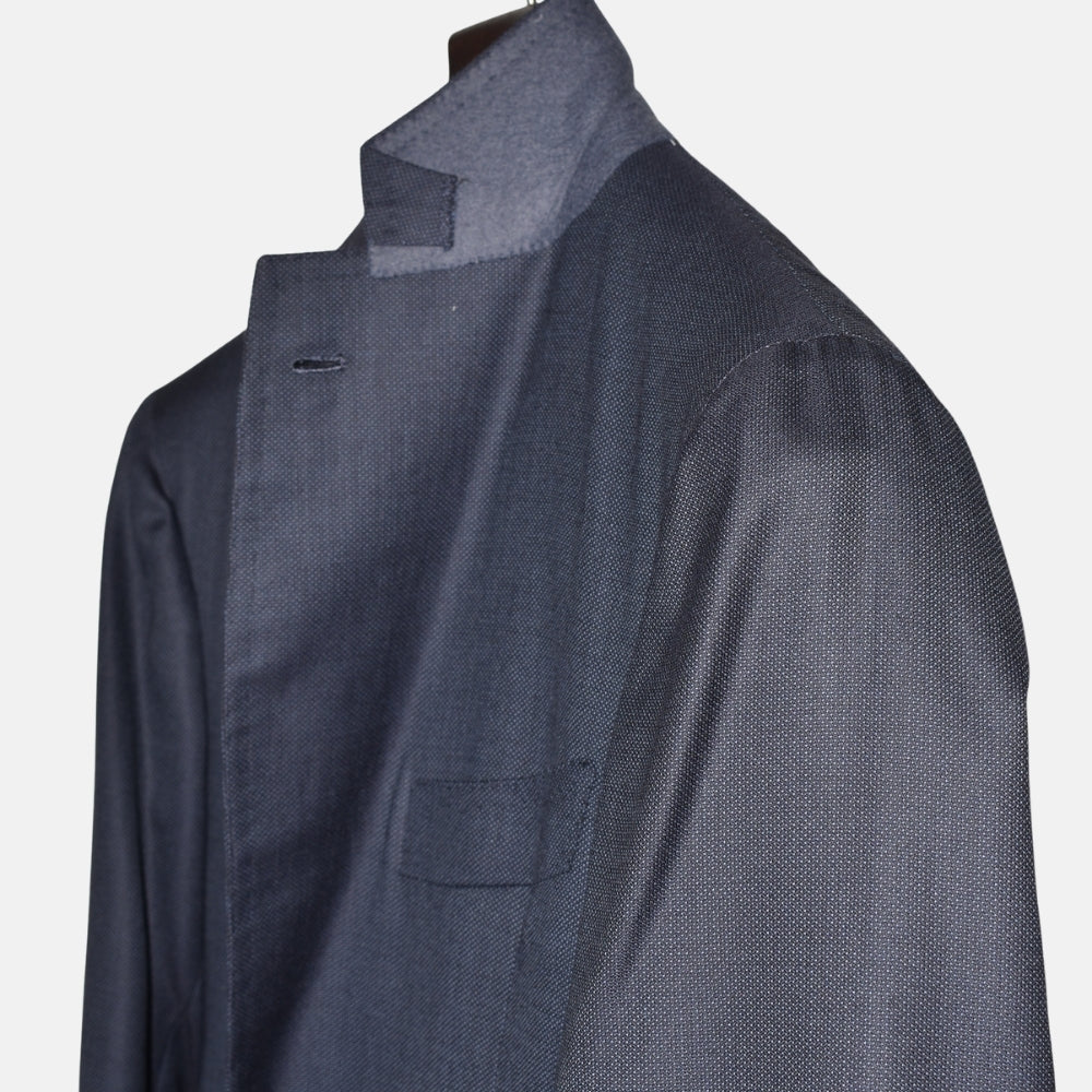 Mitternachtsblauer Wollblazer (EU 50)