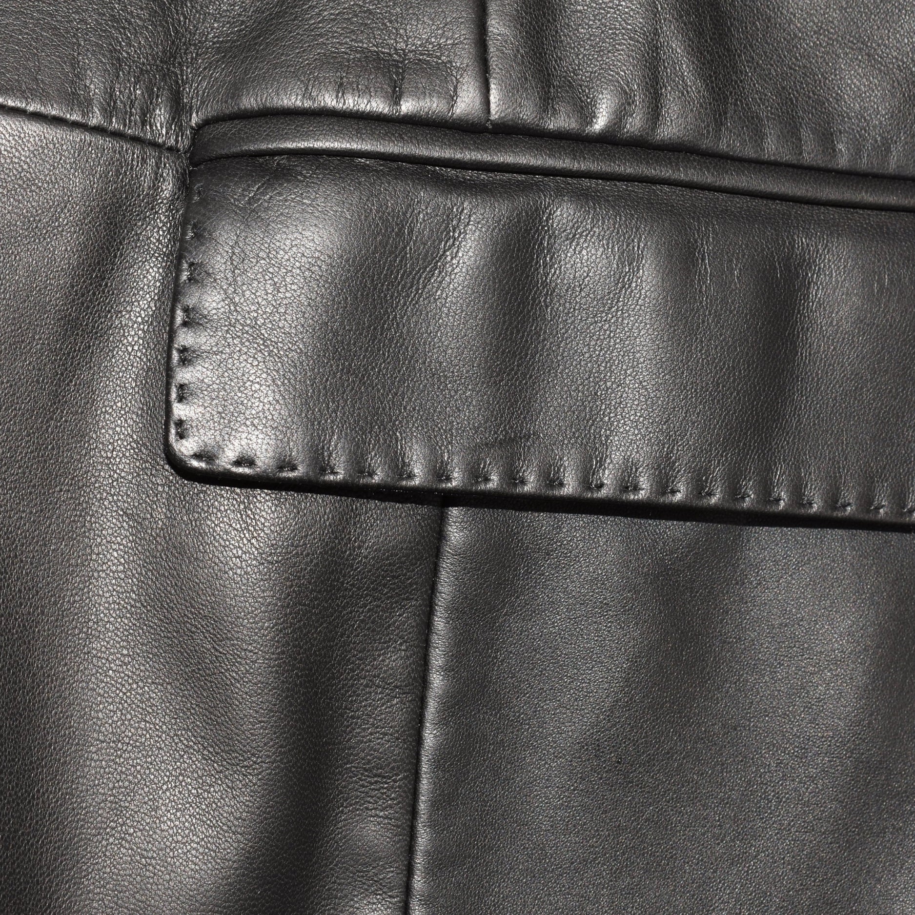 Black Leather Blazer (S)