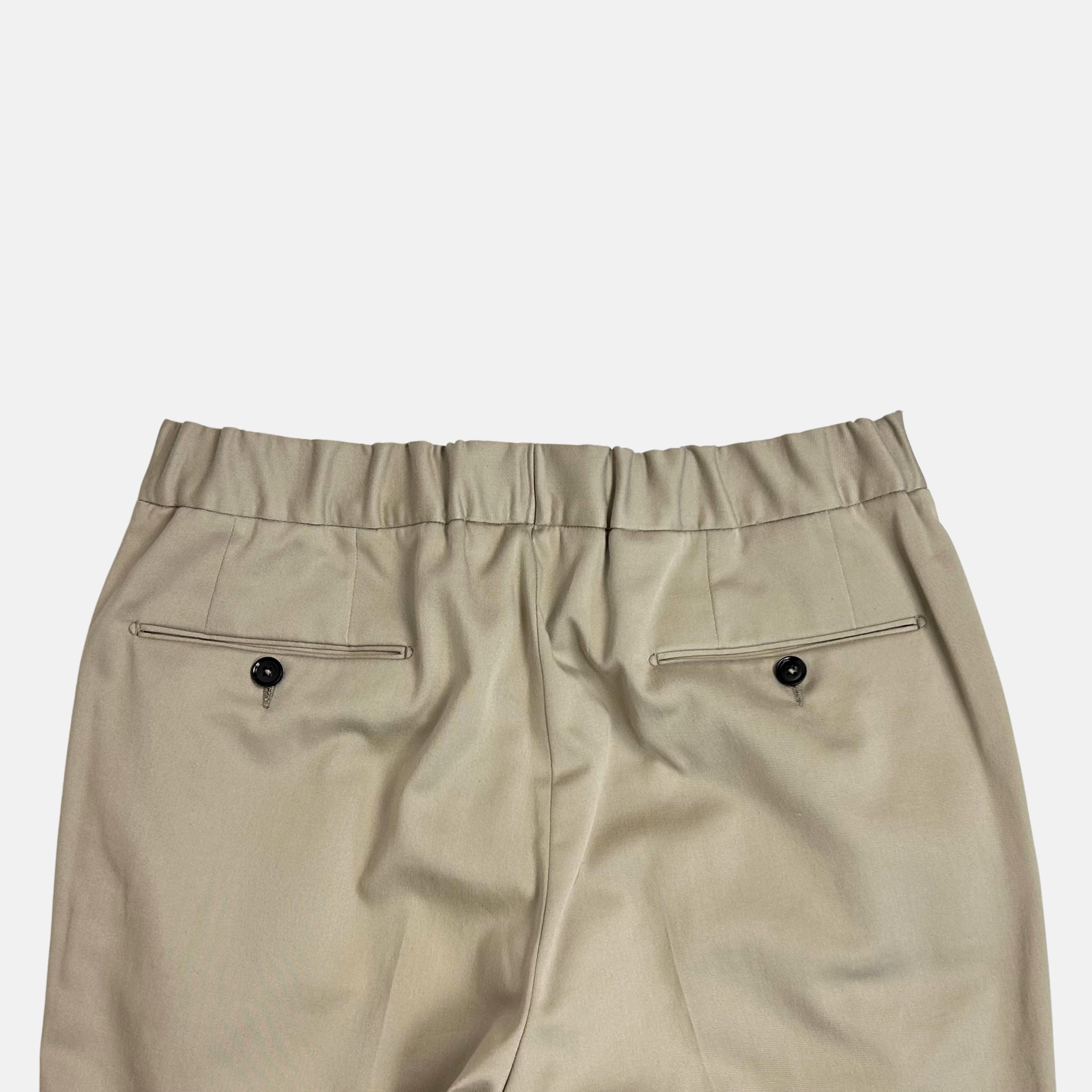 Beige Jogger Pants made of Cotton/Cashmere (EU 48)