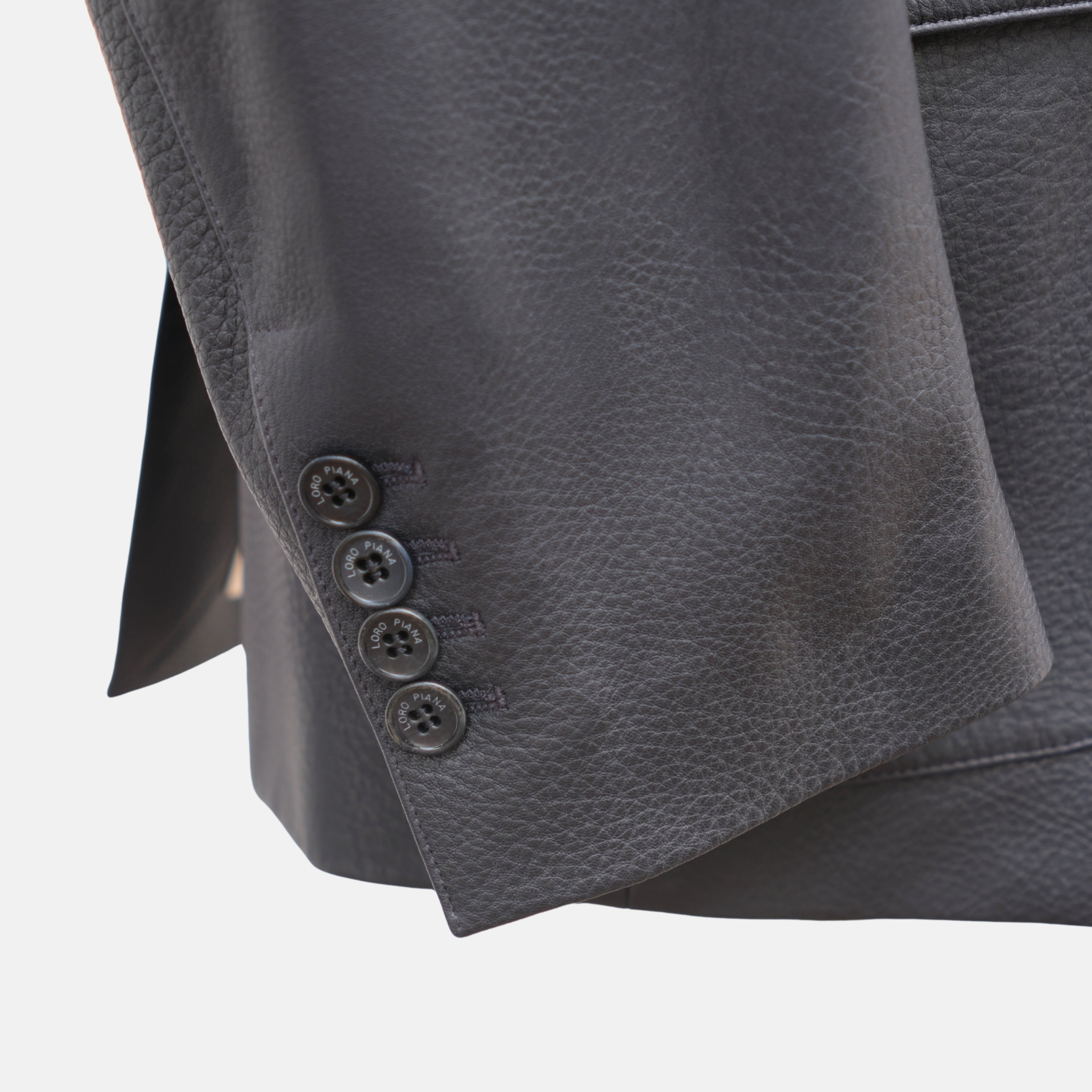 Black Blazer made of Deer Leather (L)