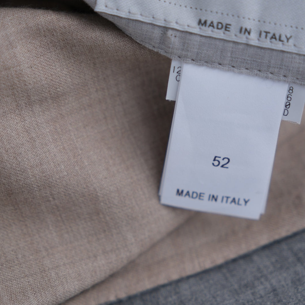 Beige/Grey Reversible Cashmere/Silk Blazer (EU 46/EU 52)