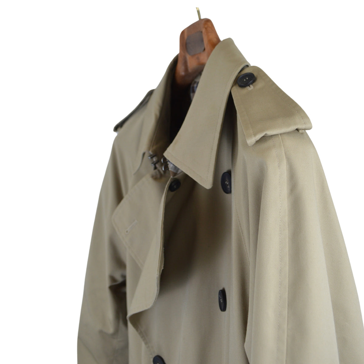 Beiger Trenchcoat aus Polyester/Baumwolle (EU 48)