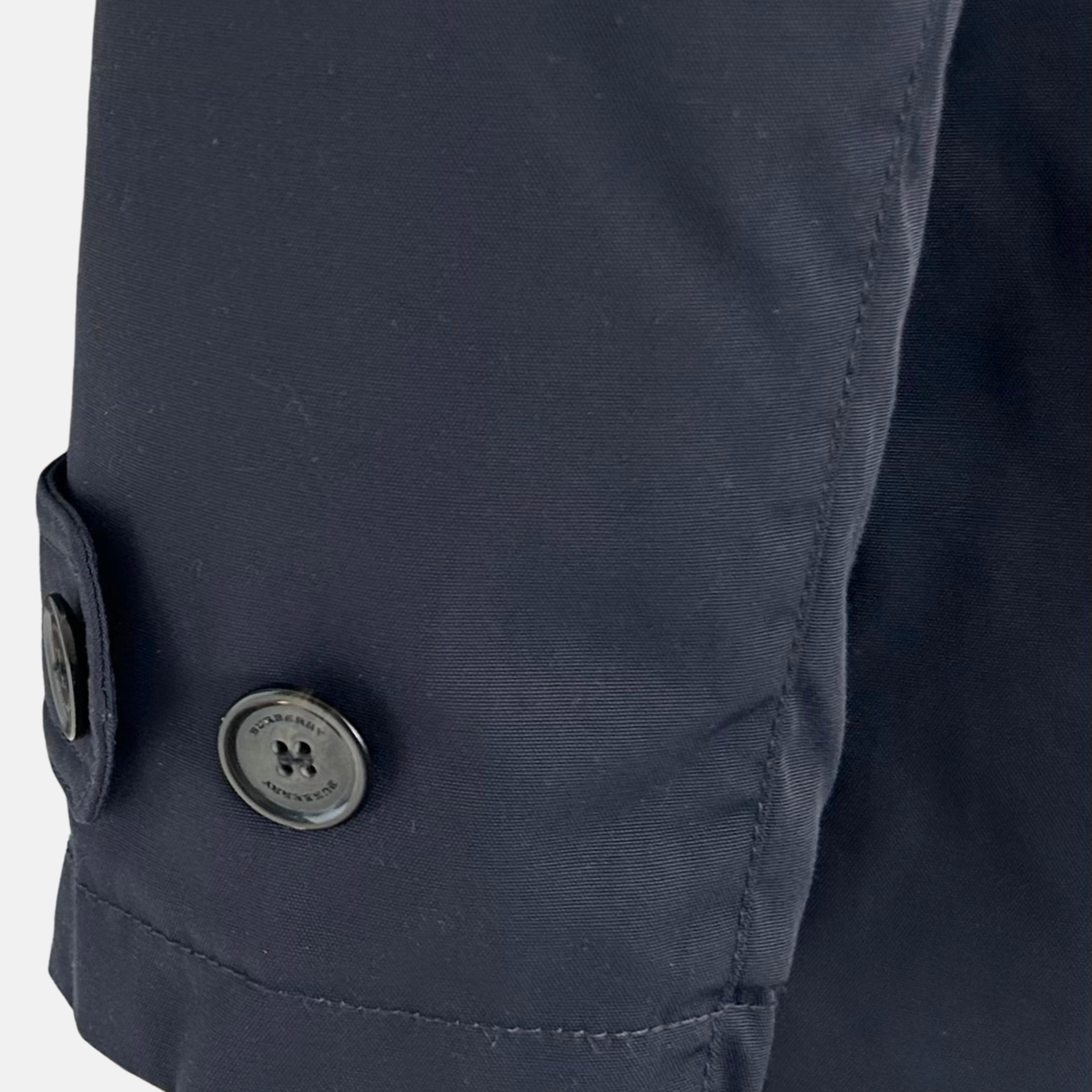 Navy Rain Coat made of Nylon/Cotton (XL)