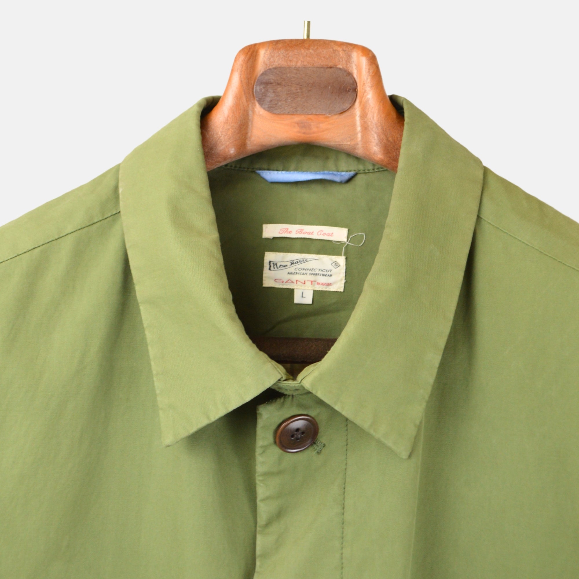 Green Coat made of Cotton/Polyester/Nylon (L)