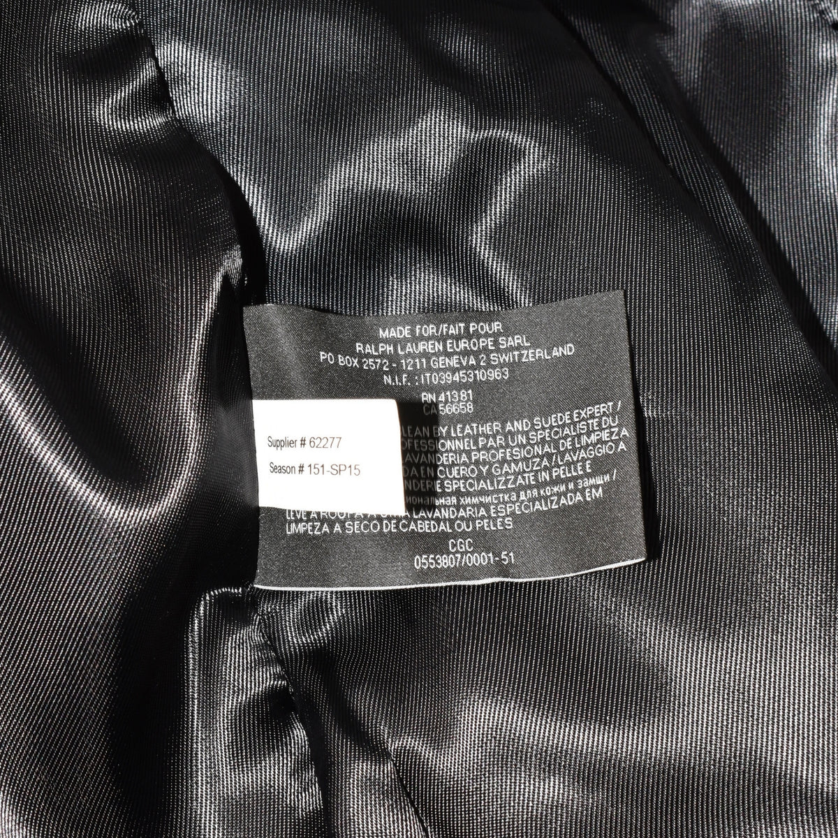 Black Leather Blazer (S)