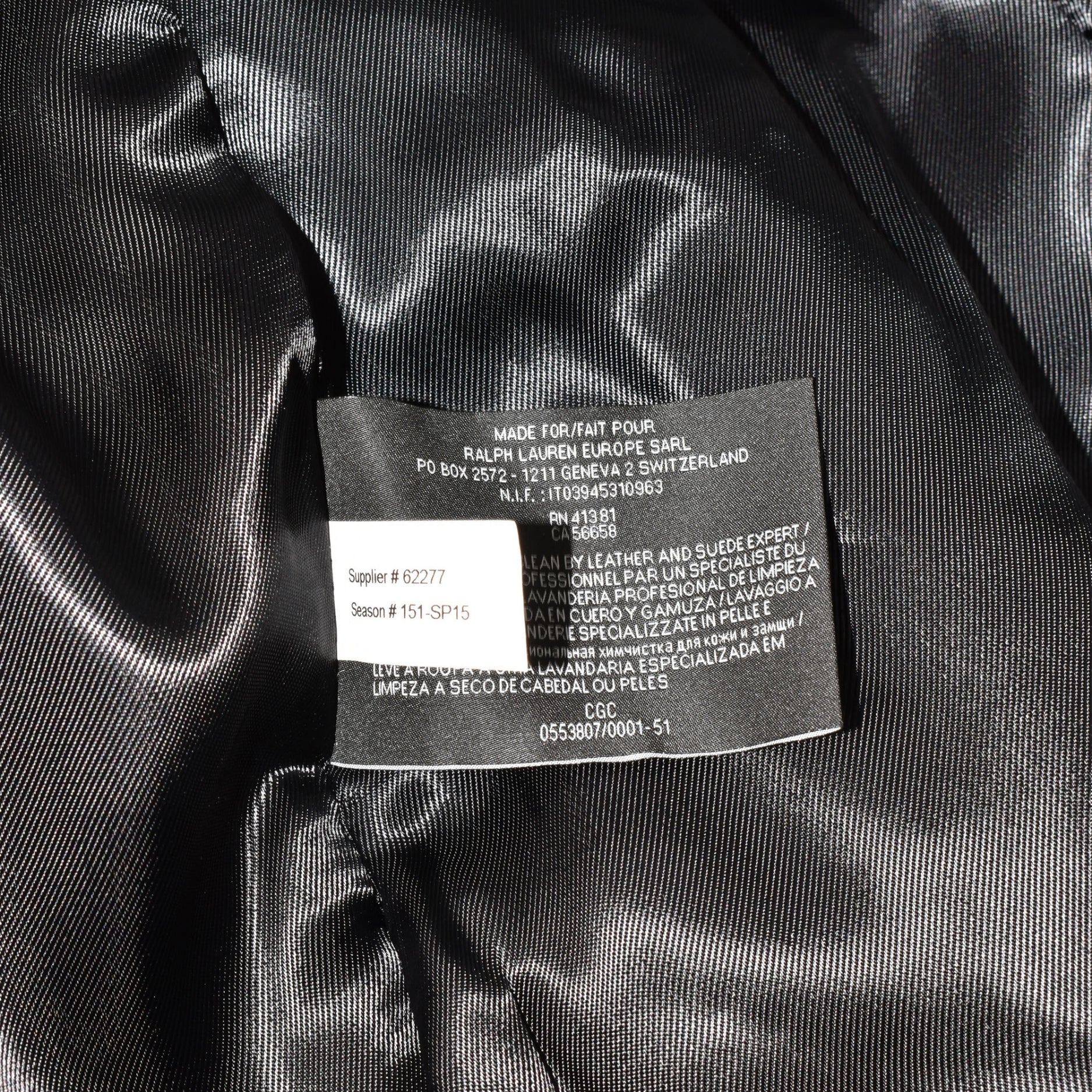Black Leather Blazer (S)