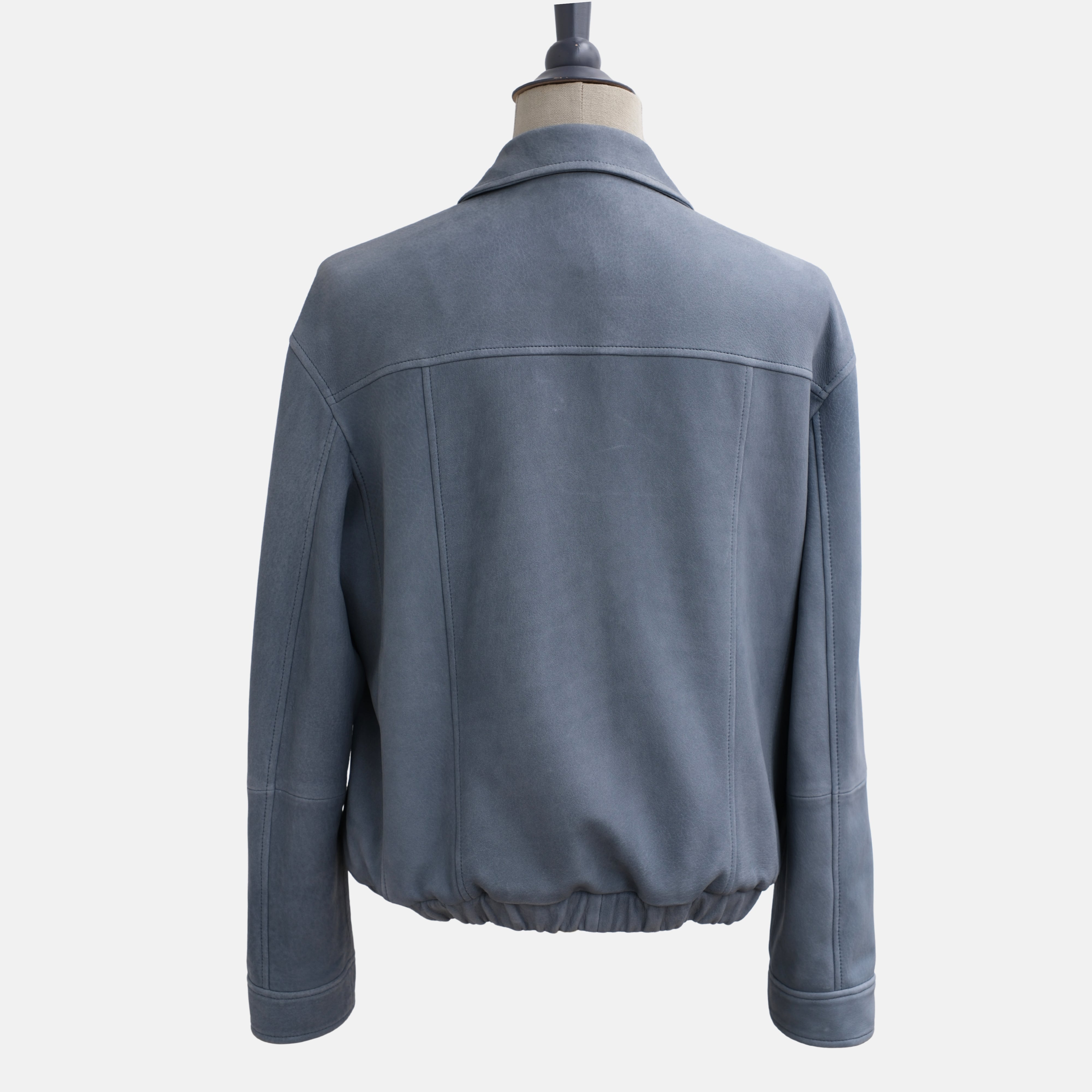 Light Blue Jacket made of Suede (M)