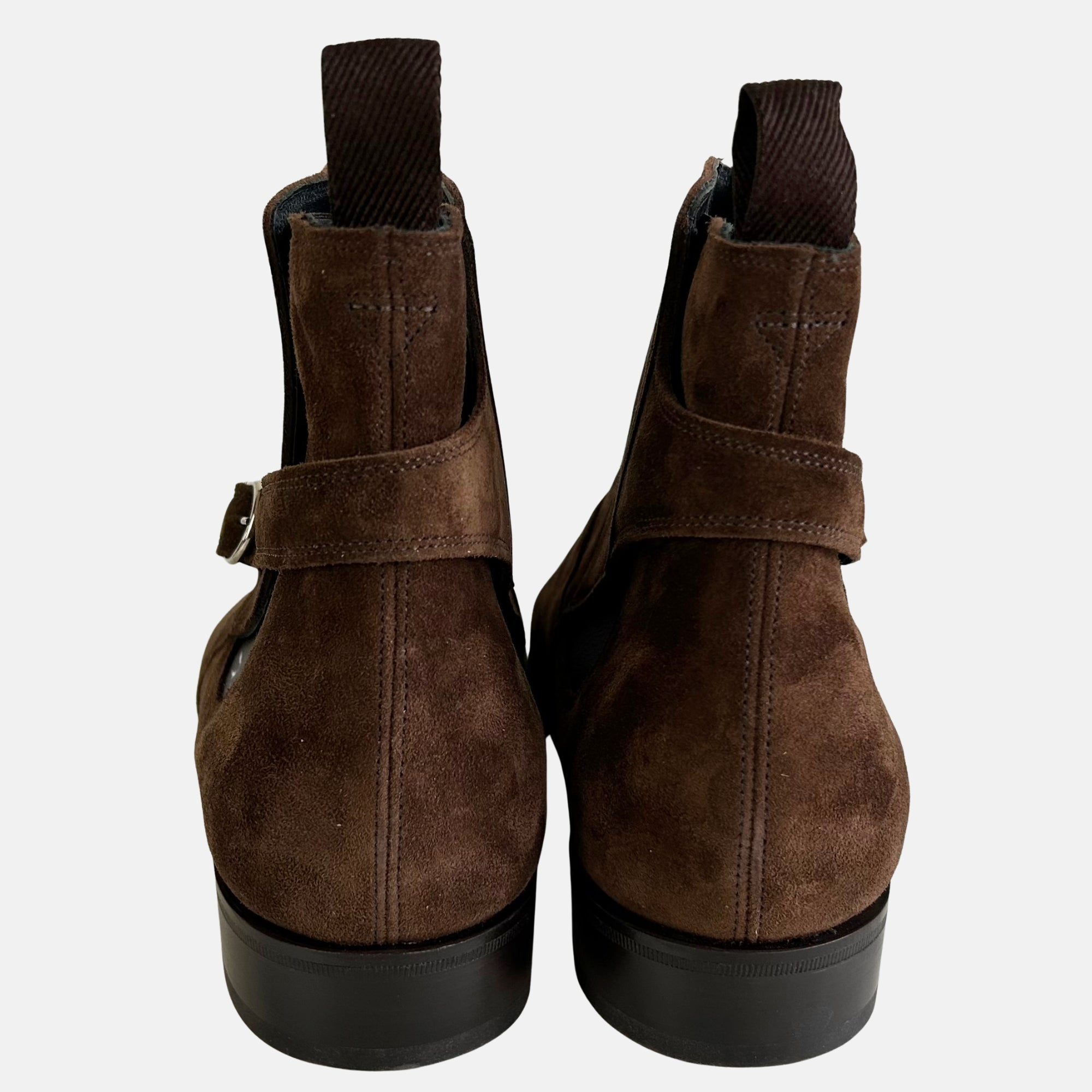 Brown Ankle Boots made of Suede (EU 44)