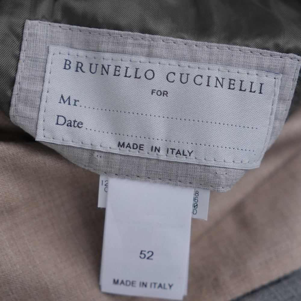 Beige/Grey Reversible Cashmere/Silk Blazer (EU 46/EU 52)