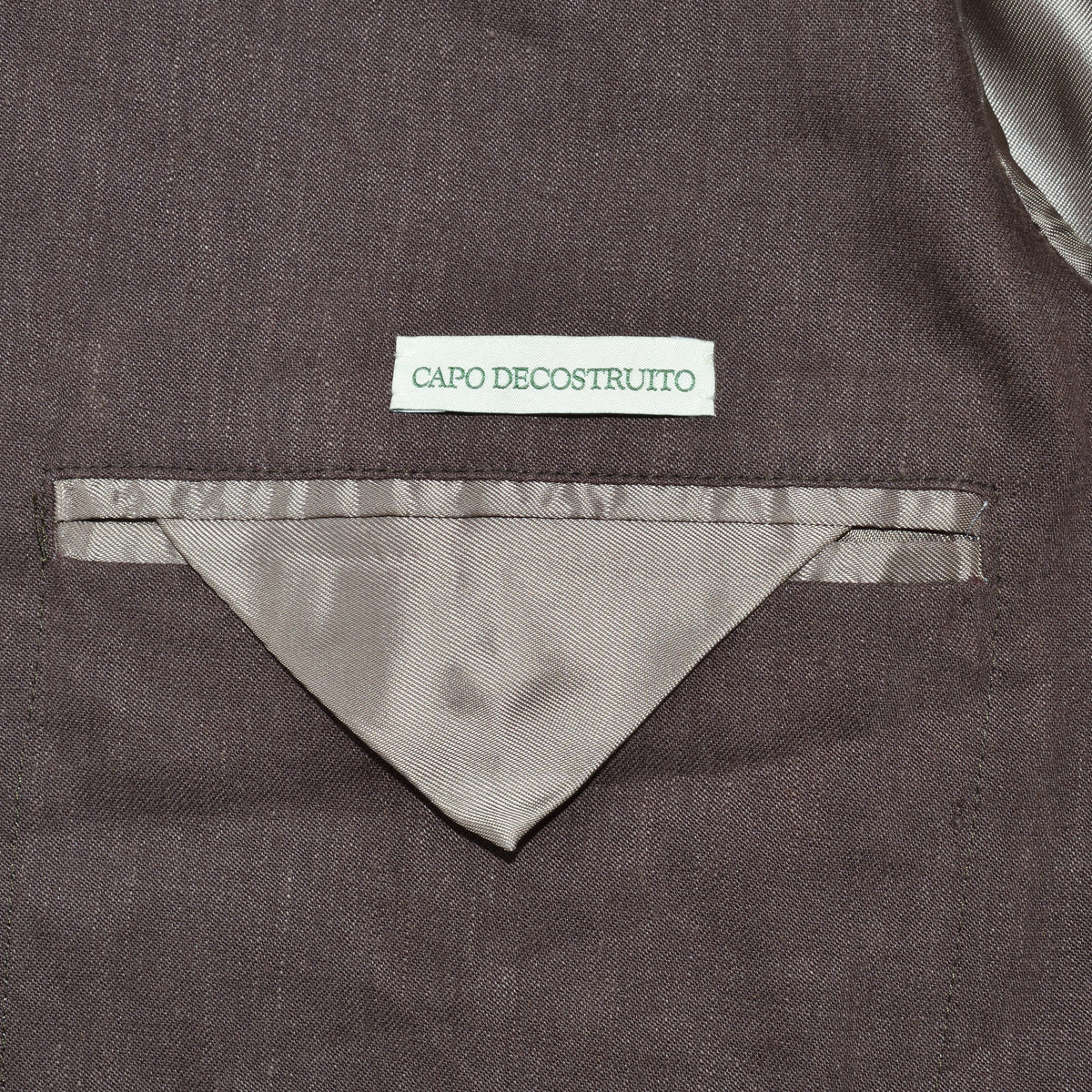 Brown Suit made of Linen/Virgin Wool (EU 50)
