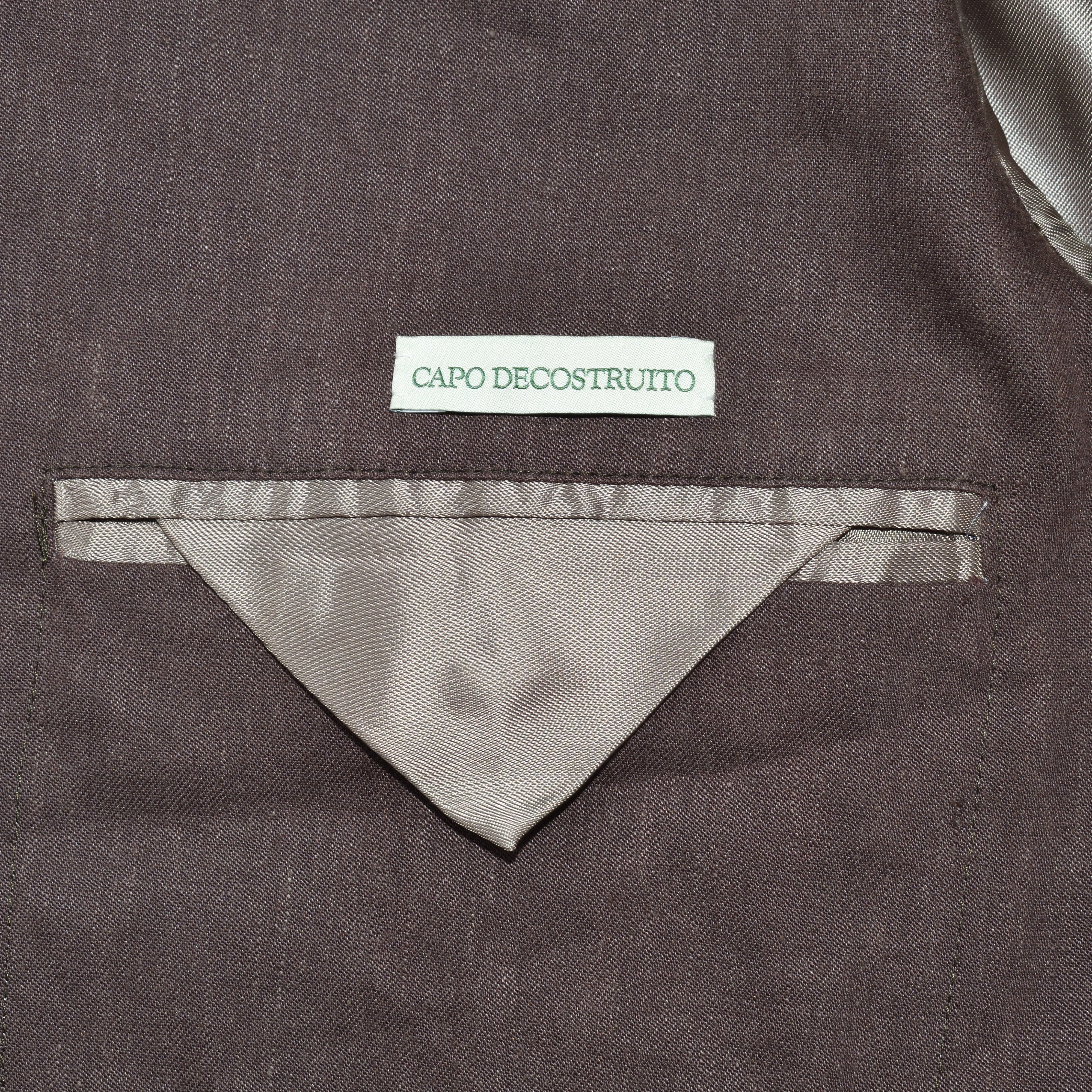 Brown Suit made of Linen/Virgin Wool (EU 50)