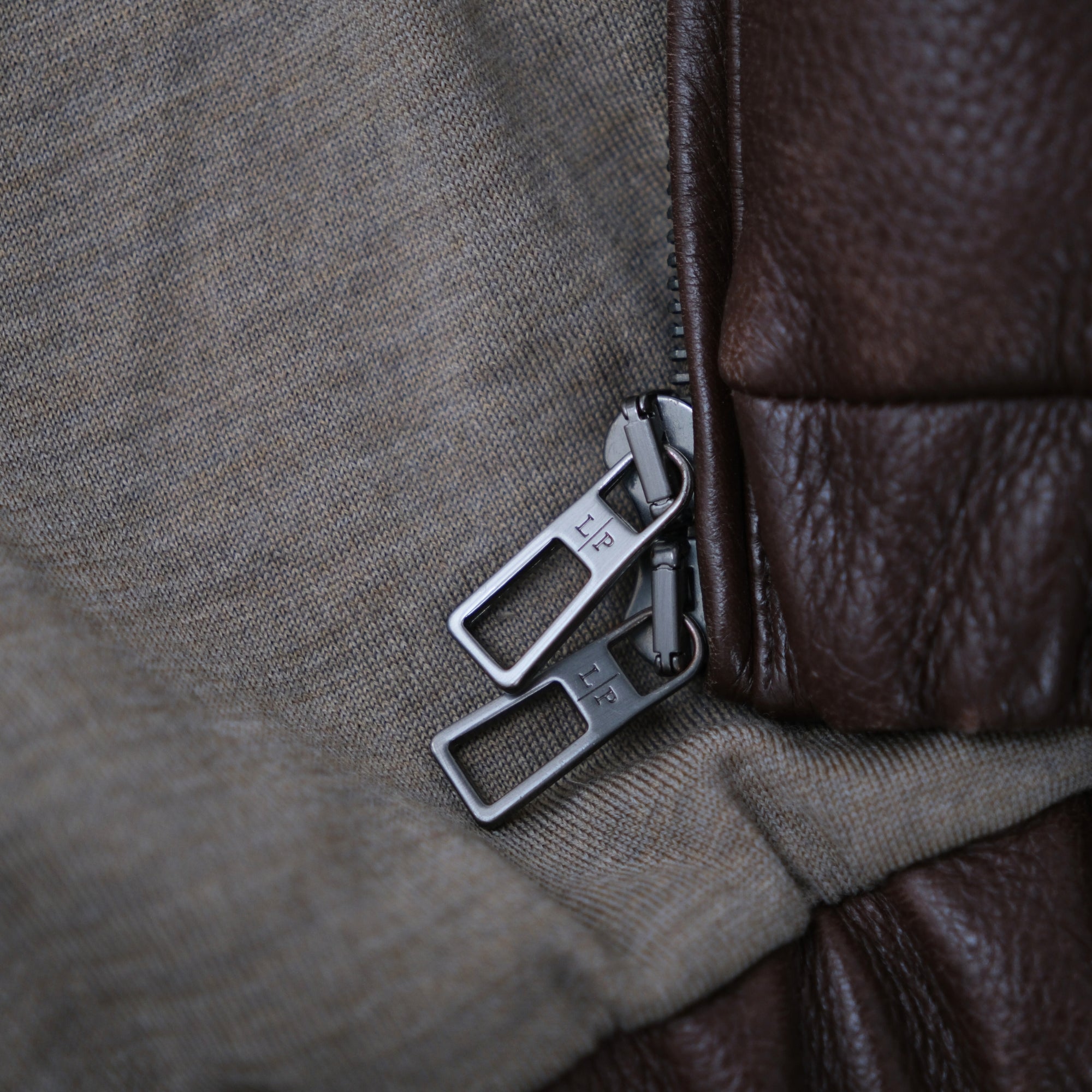 Brown Jacket made of Leather (M)