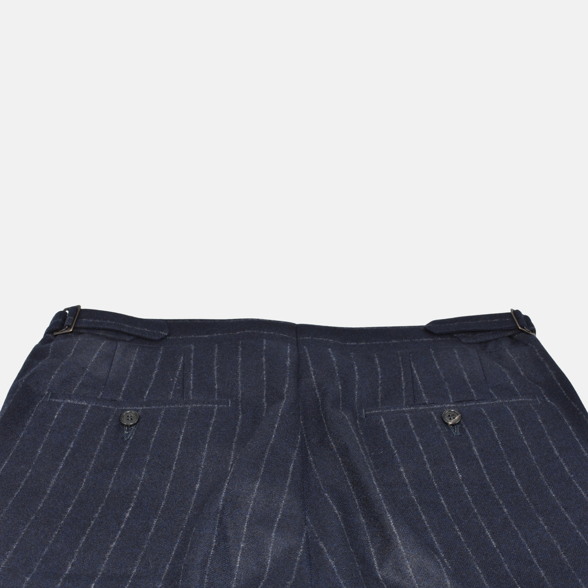 Navy Chalkstripe Suit made of Wool (EU 50)