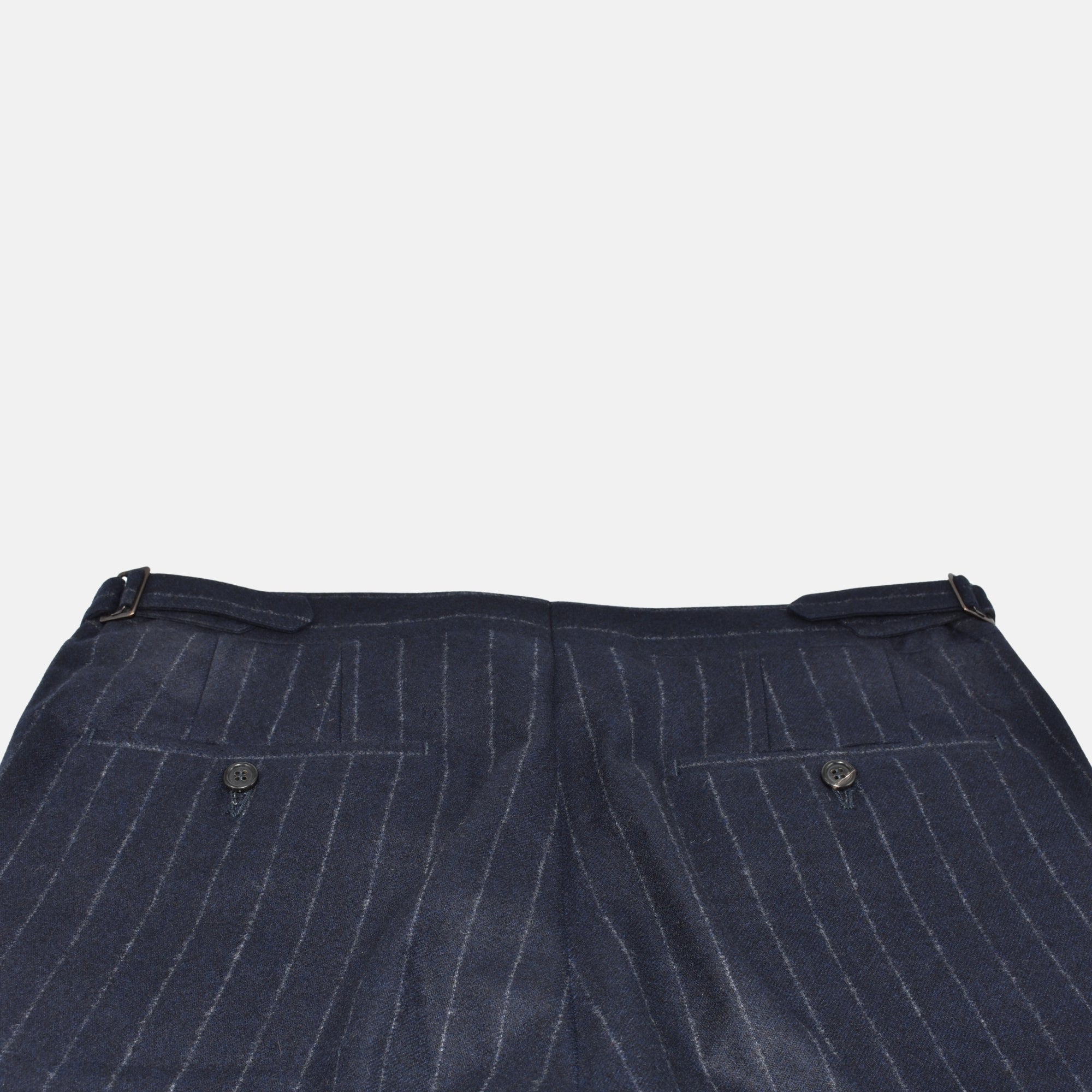 Navy Striped Suit made of Wool (EU 50)