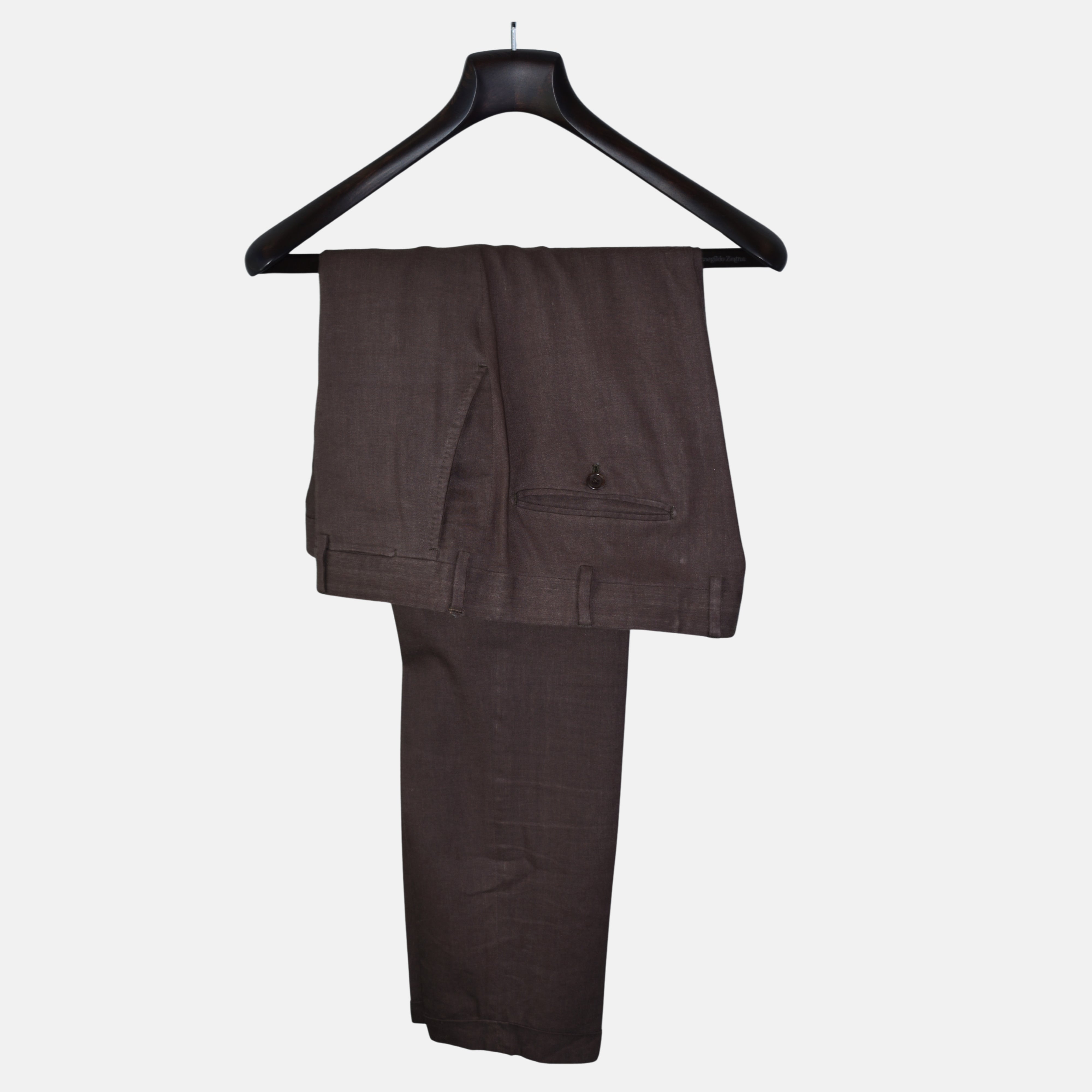 Brown Suit made of Linen/Virgin Wool (EU 50)