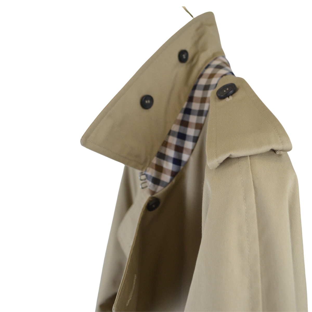 Beiger Trenchcoat aus Polyester/Baumwolle (EU 48)