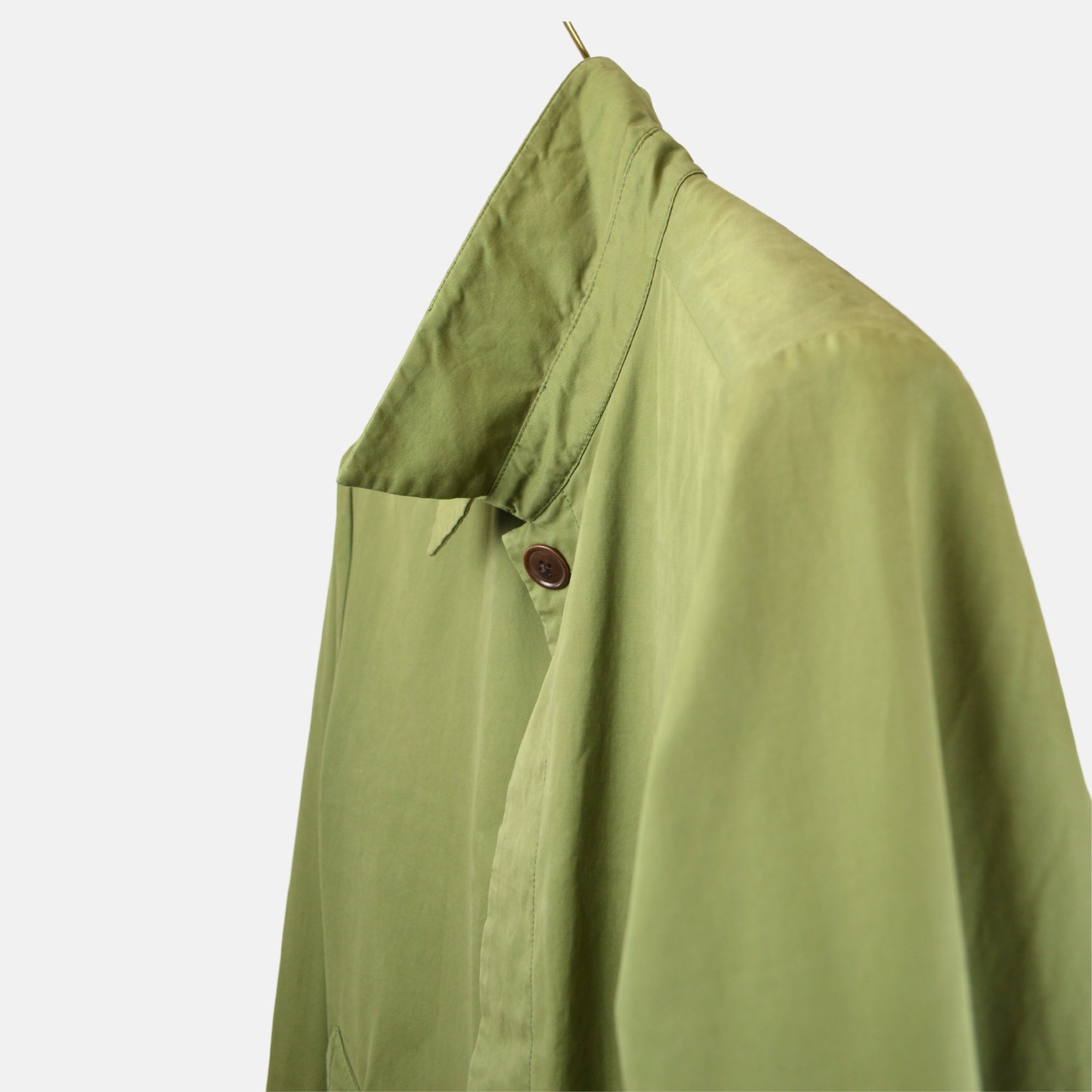 Green Coat made of Cotton/Polyester/Nylon (L)