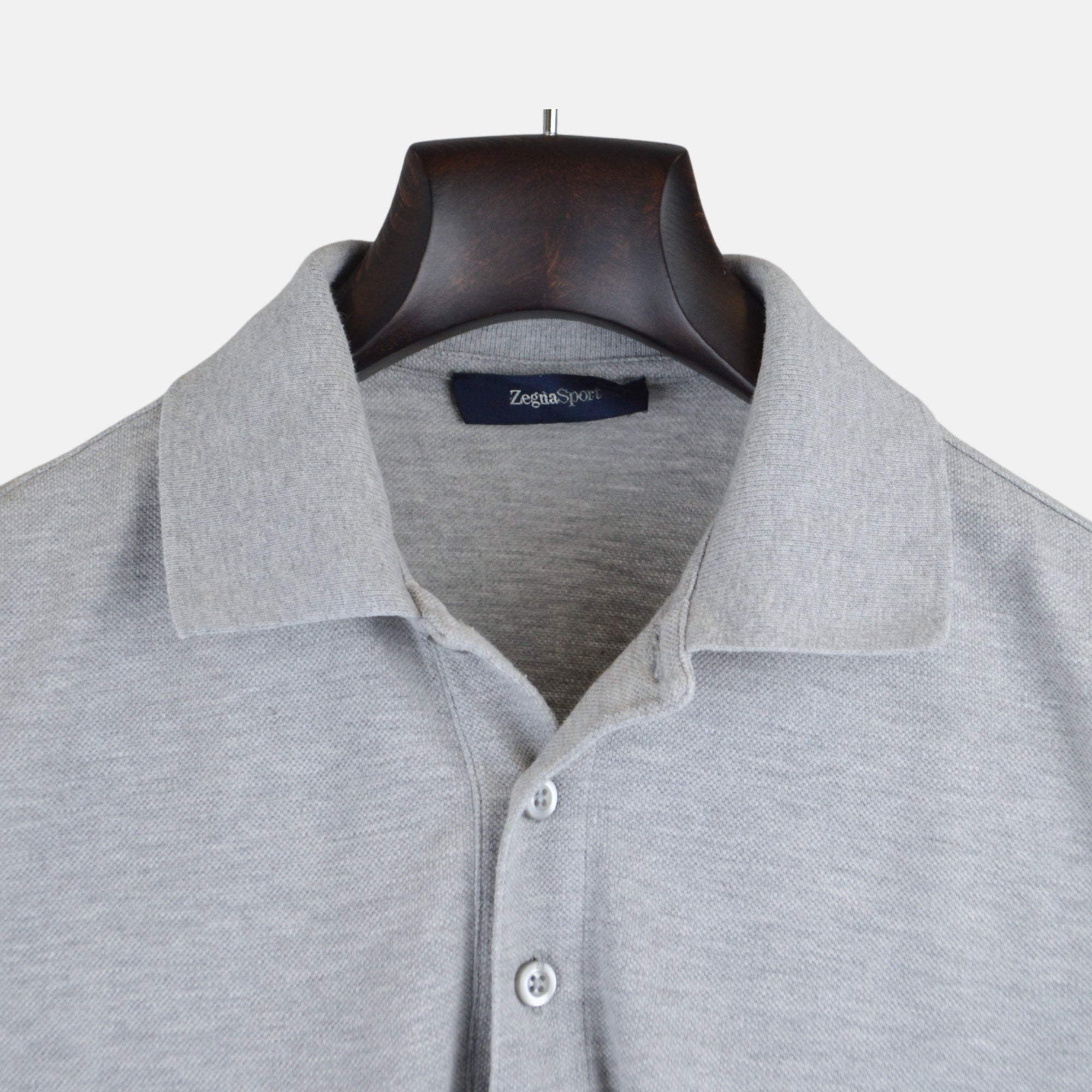 Grey Poloshirt made of Cotton (XS)