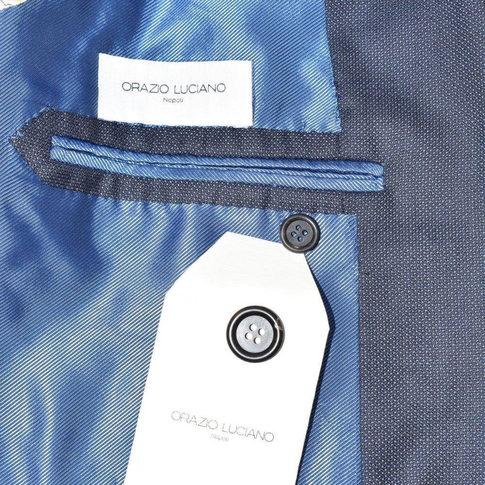 Midnight Blue Wool Blazer (EU 50)