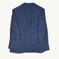 Blue/grey Blazer made of Alpaca/Linen/Polyamide/Silk
