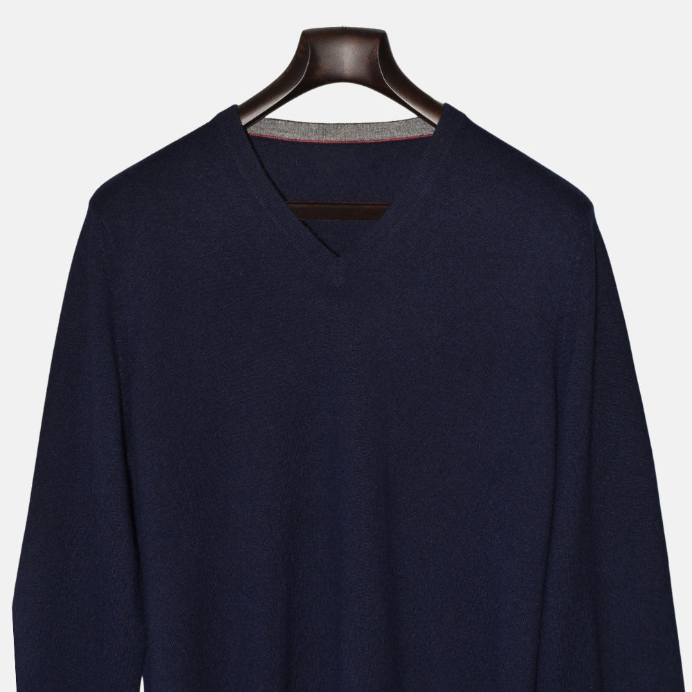 Navy Sweater made of Cashmere (EU 52)