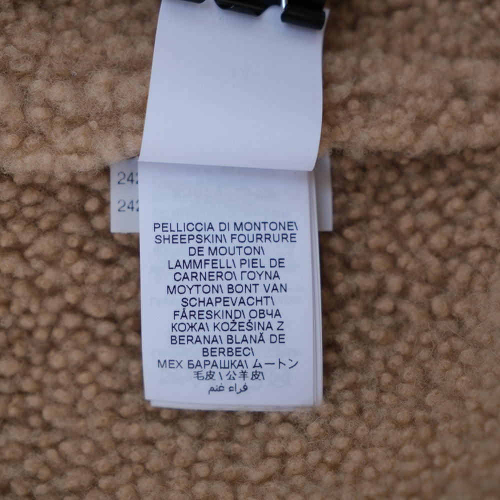 Brown Double Breasted Shearling Coat (M)