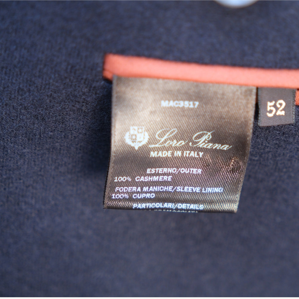 Navy Blue Cashmere Blazer (EU 50)