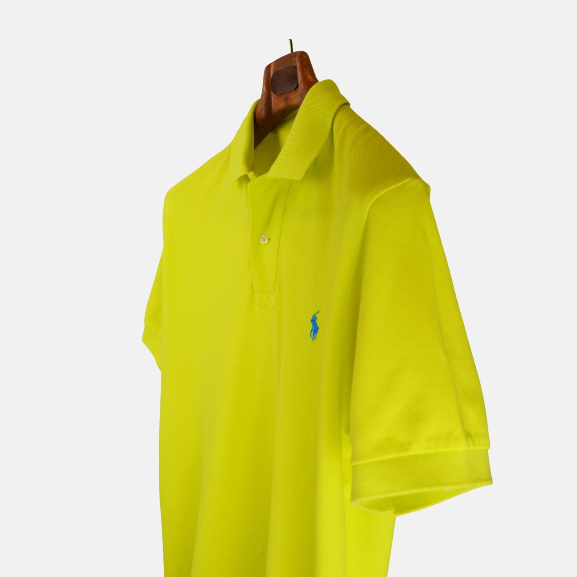 Neon Yellow Poloshirt made of Cotton (M)