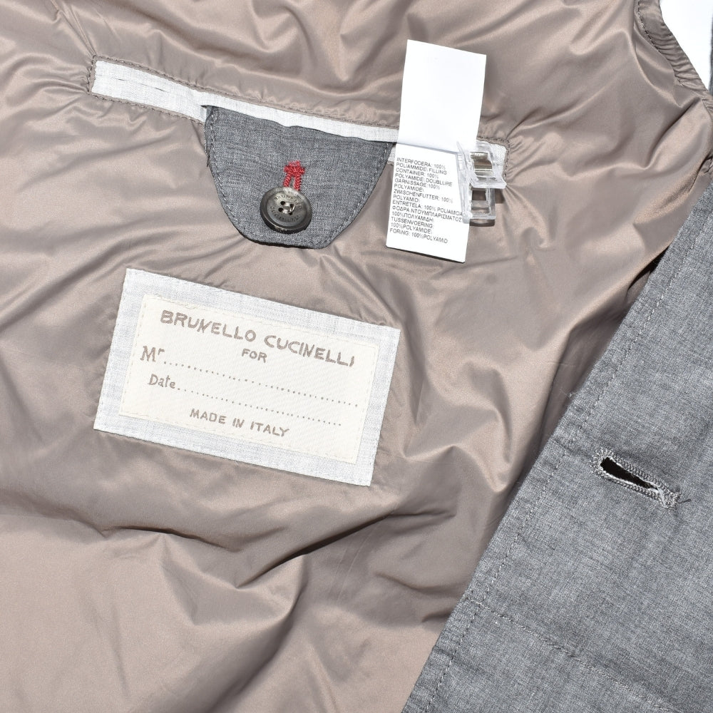 Grey Down Vest (M)