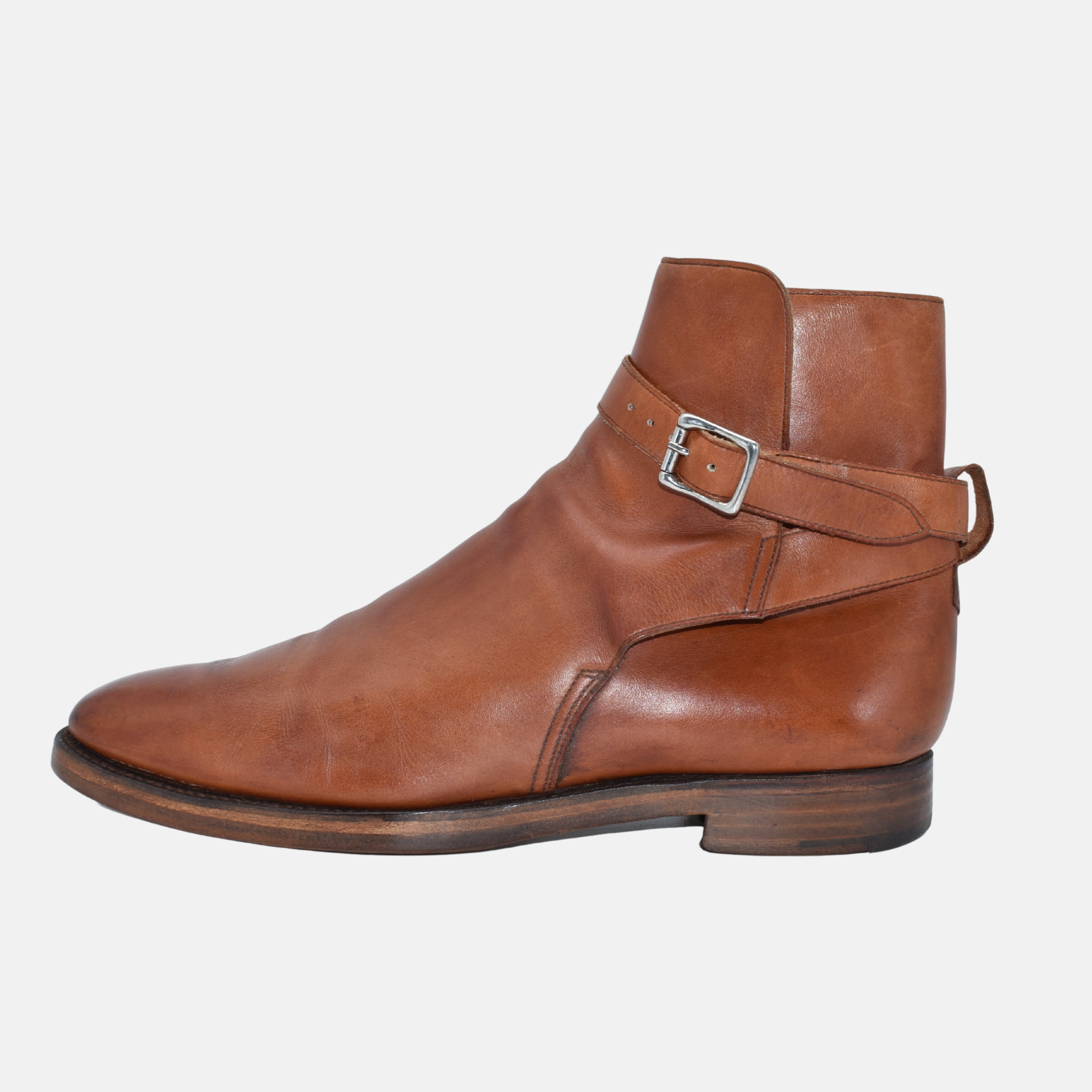 Cognac Jodhpur Boots made of Leather (EU 41.5)