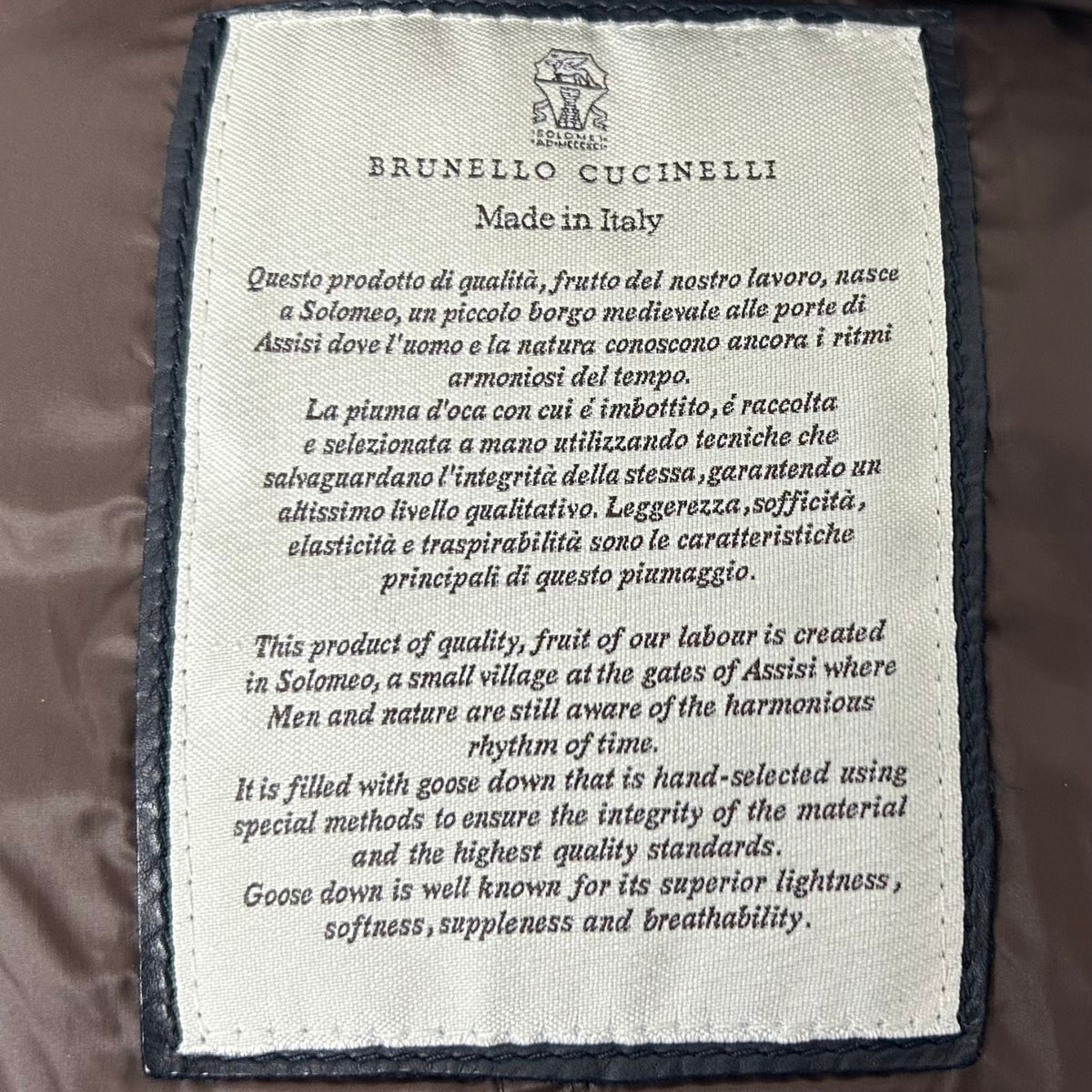 Brunello Cucinelli Down Jacket with Detachable Hood Black (S)