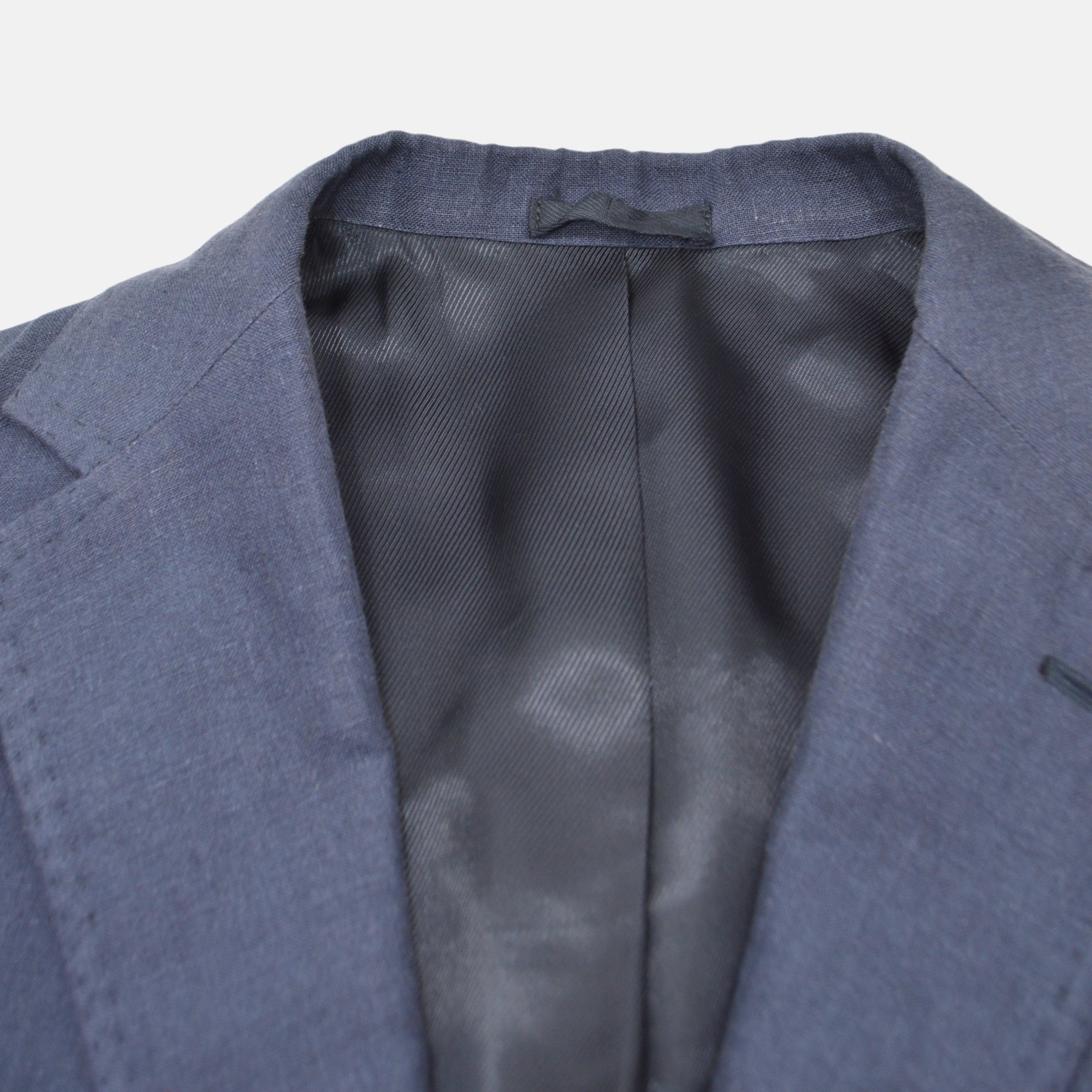 Dark Blue Blazer made of Linen (EU 44)